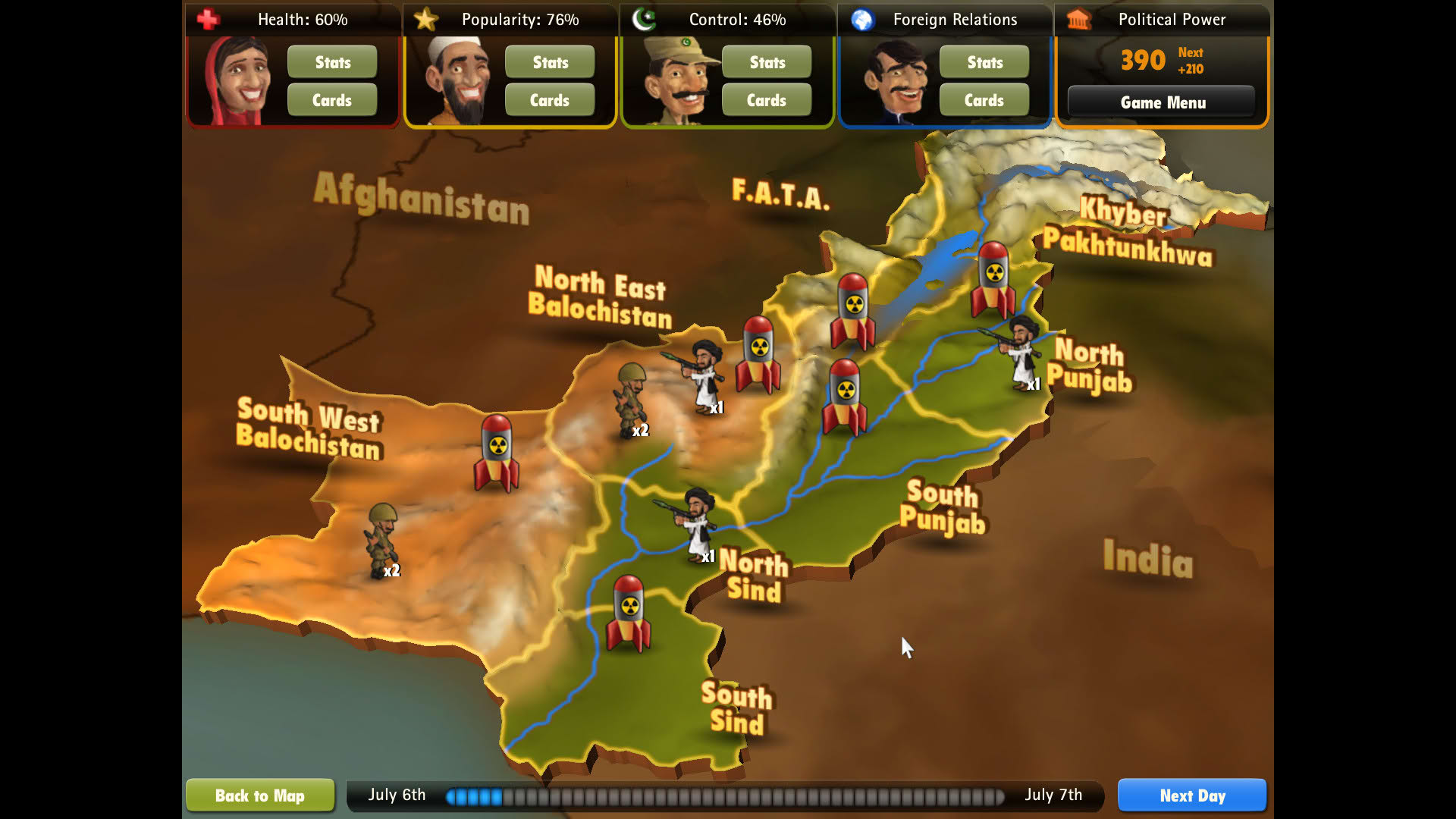 Screenshot for President for a Day - Floodings