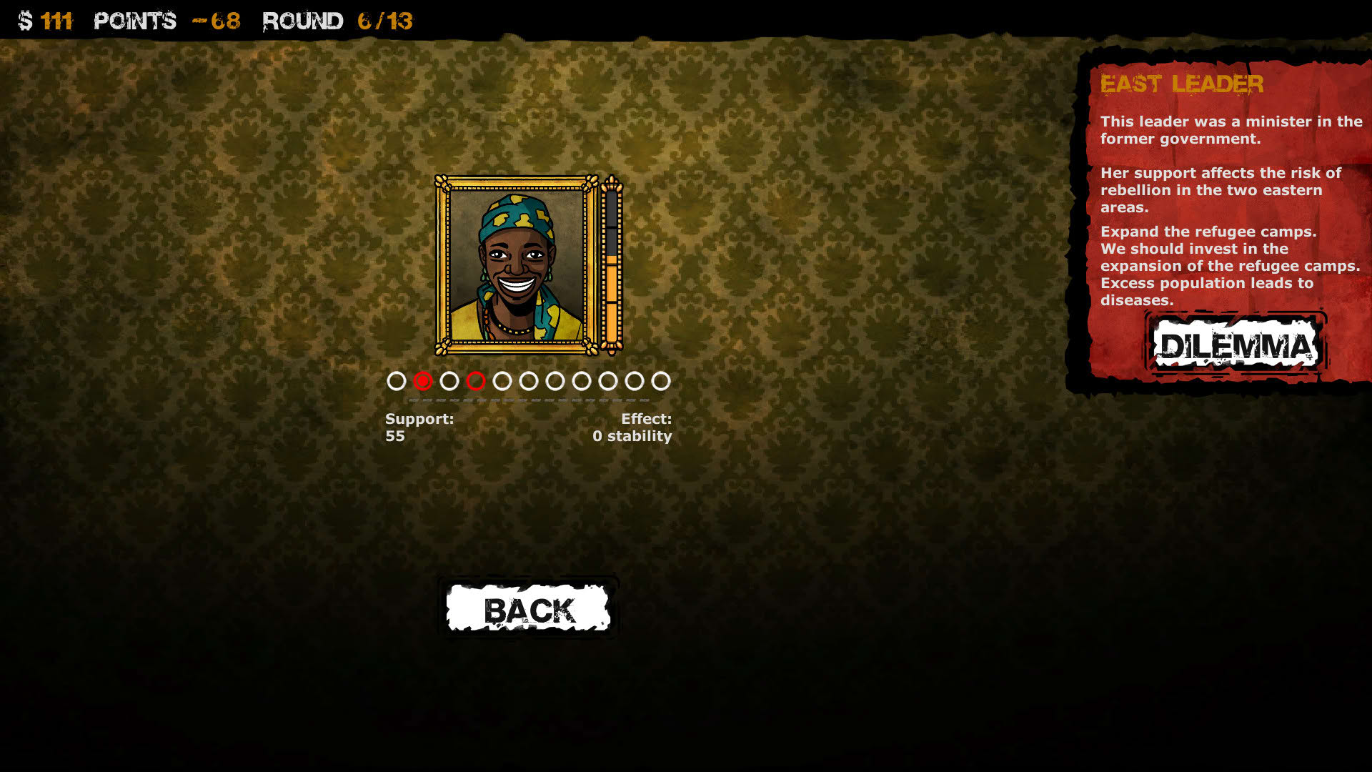 Screenshot for President for a Day - Corruption