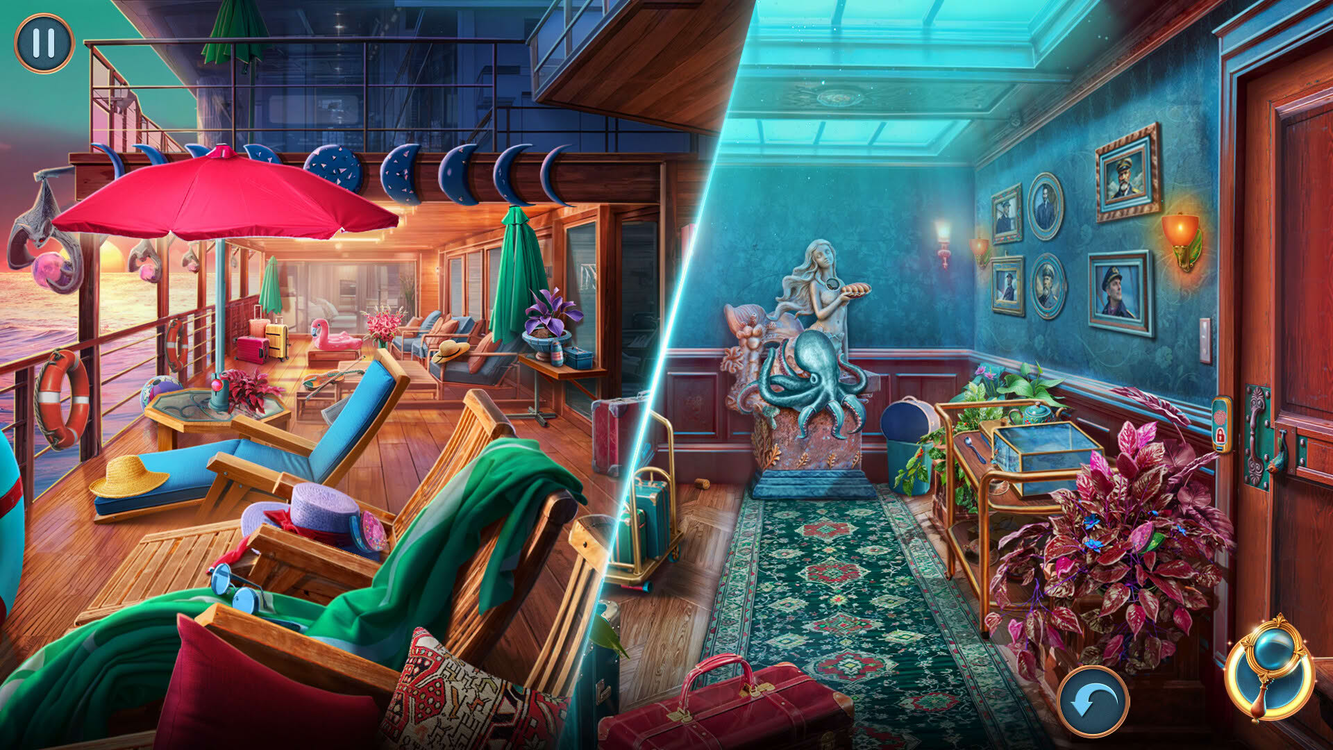 Screenshot for Missing Hearts: Сrimson Cruise - Collector's Edition