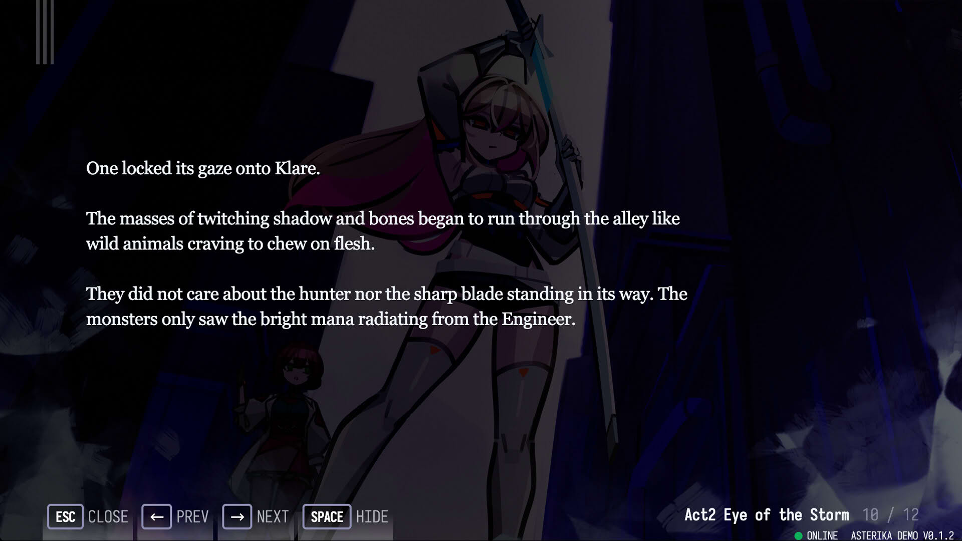 Screenshot for Asterika: Phantom Rose Refrain