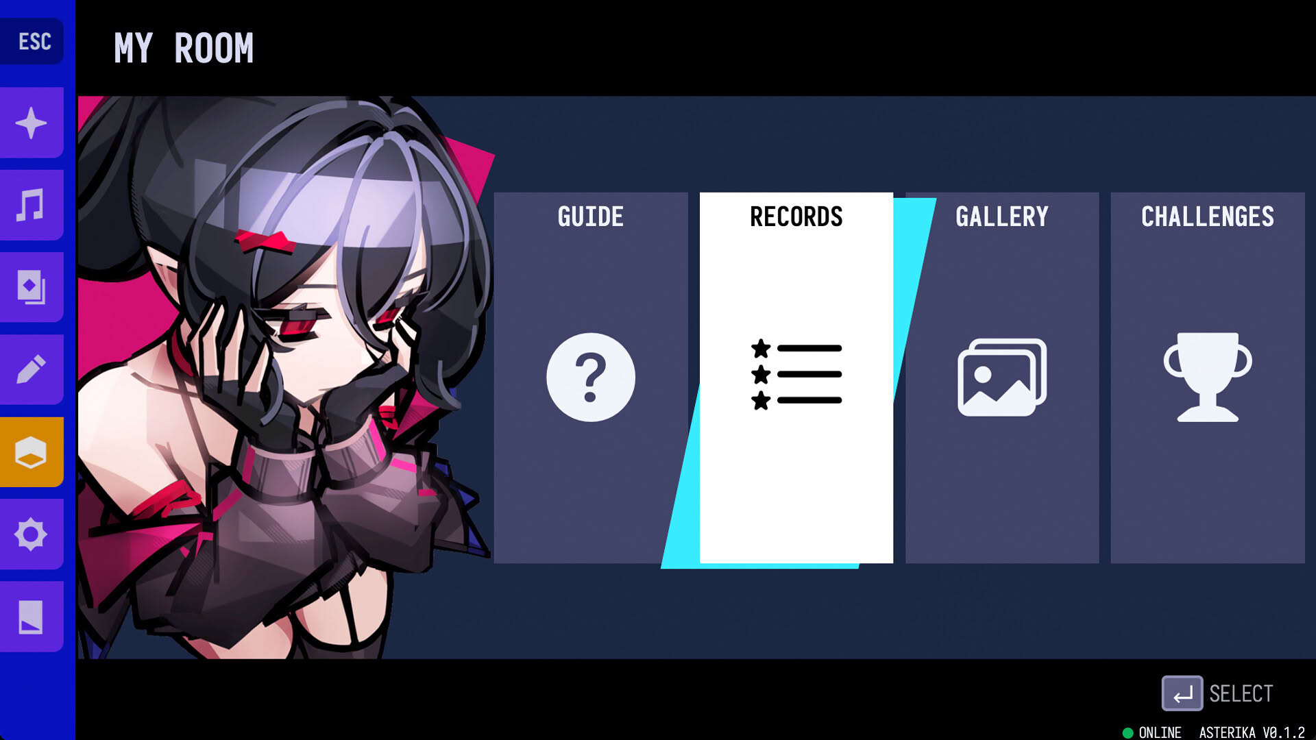 Screenshot for Asterika: Phantom Rose Refrain