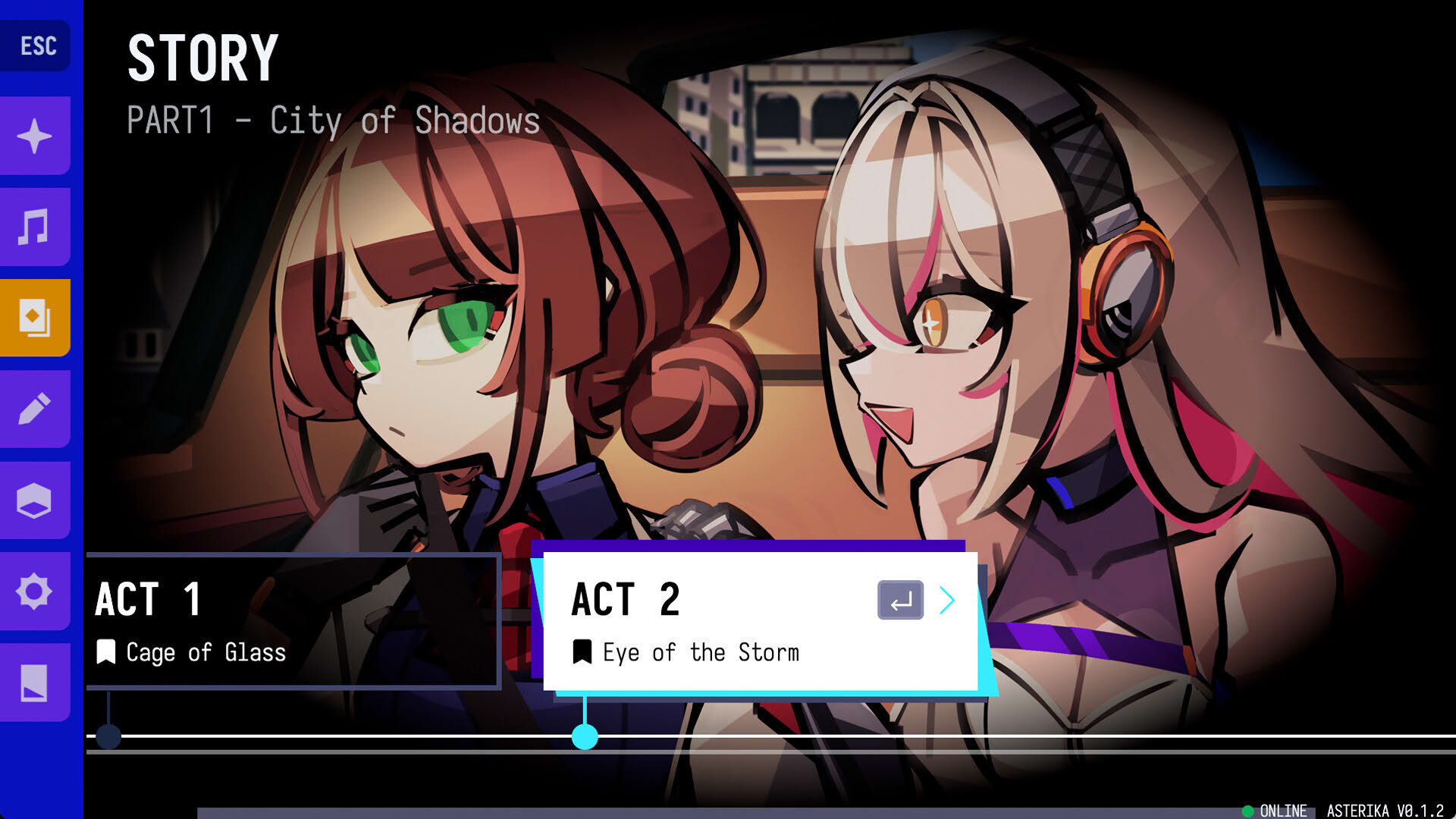 Screenshot for Asterika: Phantom Rose Refrain