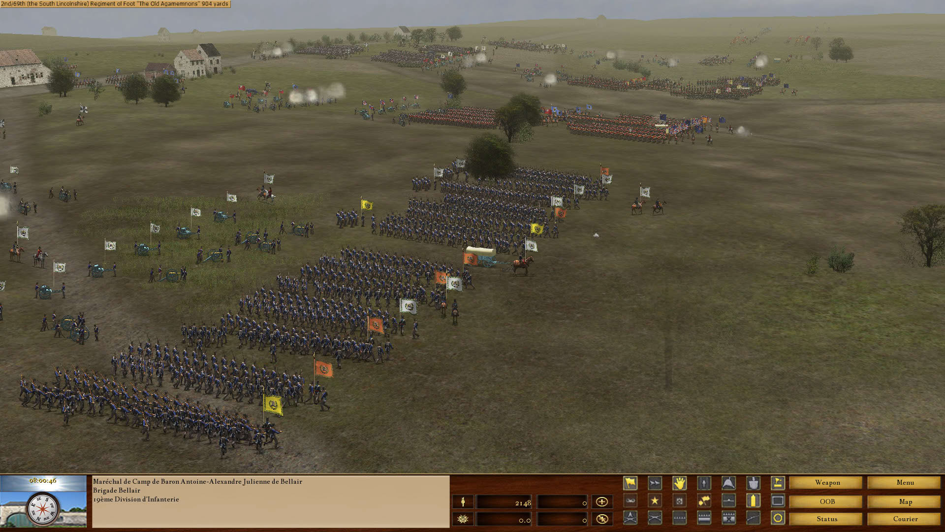 Screenshot for Scourge of War: Waterloo