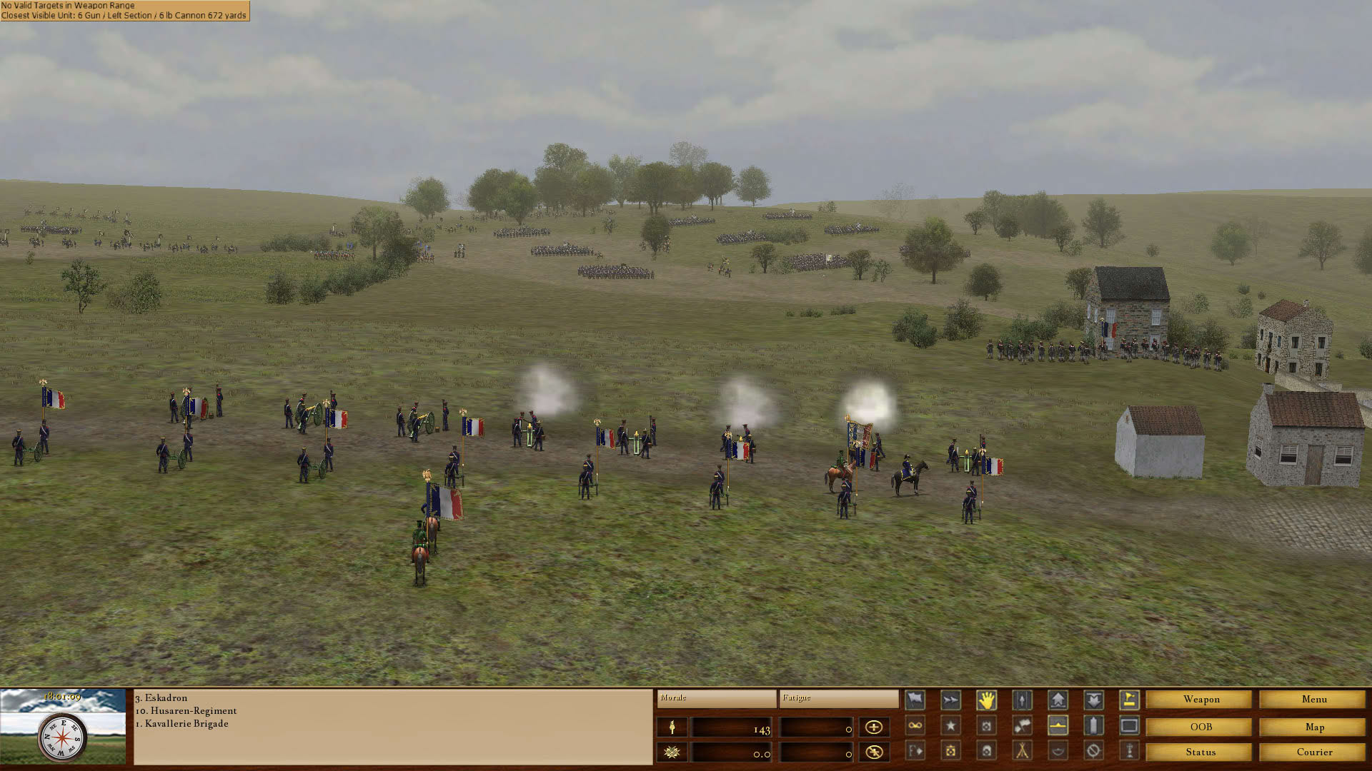 Screenshot for Scourge of War: Waterloo