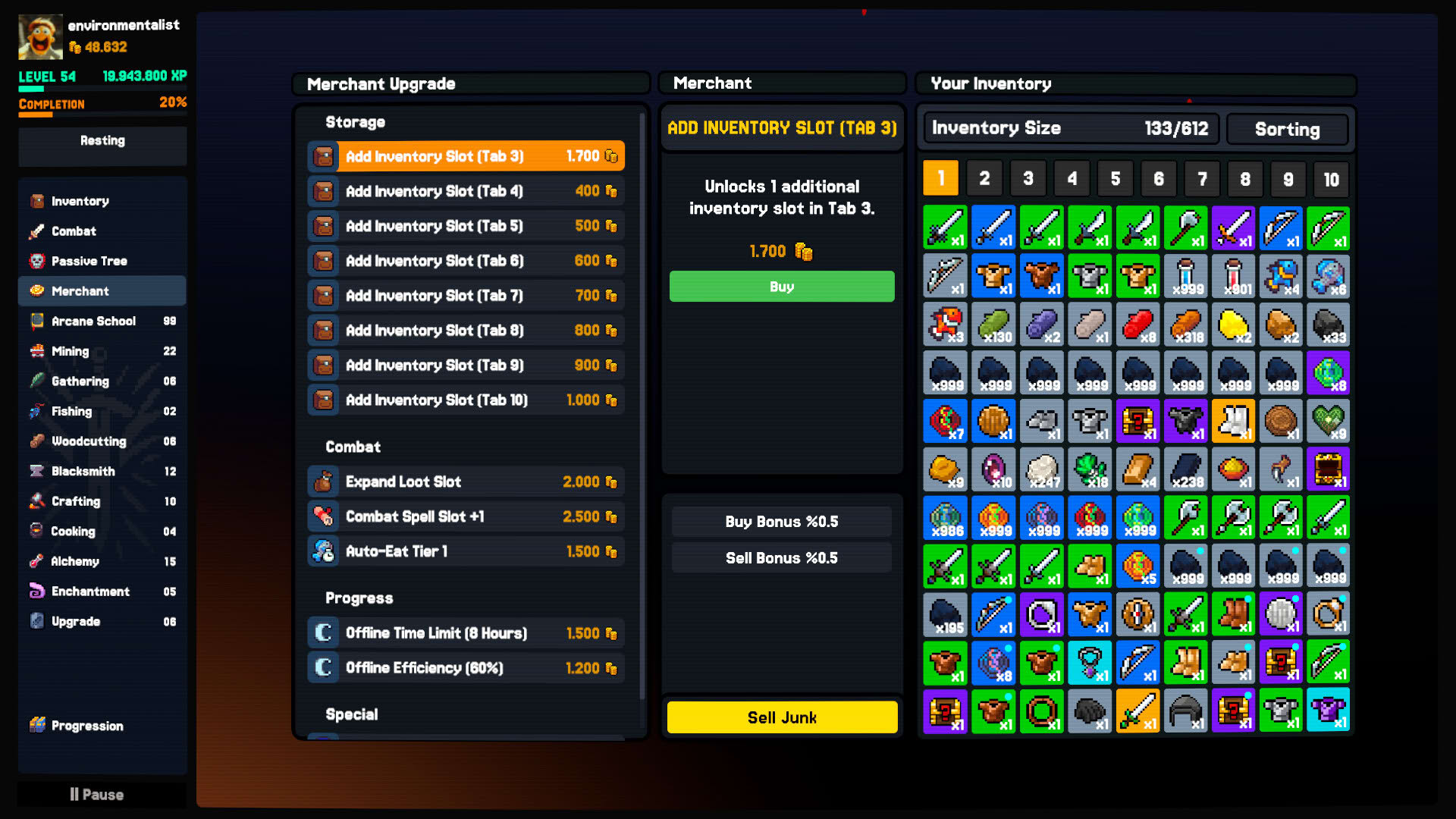 Screenshot for Between Adventures Idle