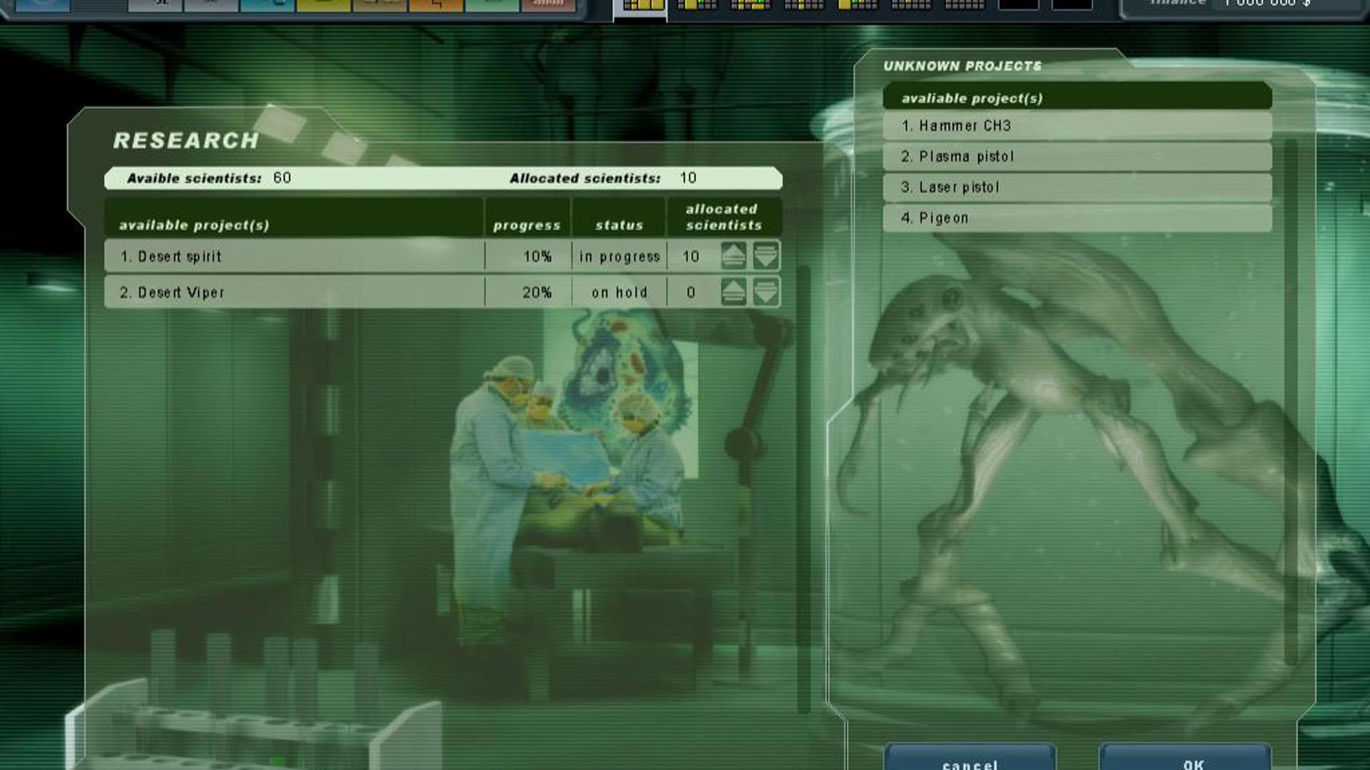 Screenshot for UFO: Extraterrestrials