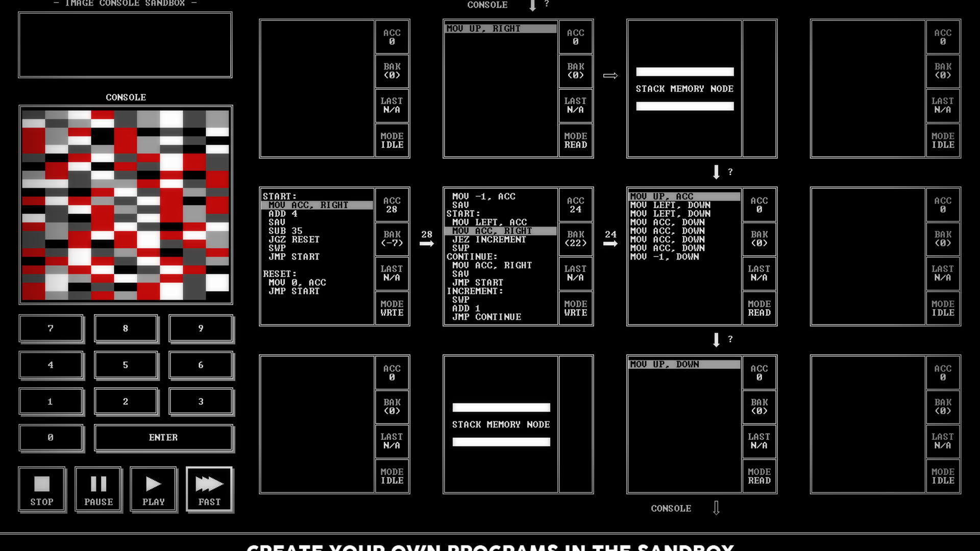 Screenshot for TIS-100