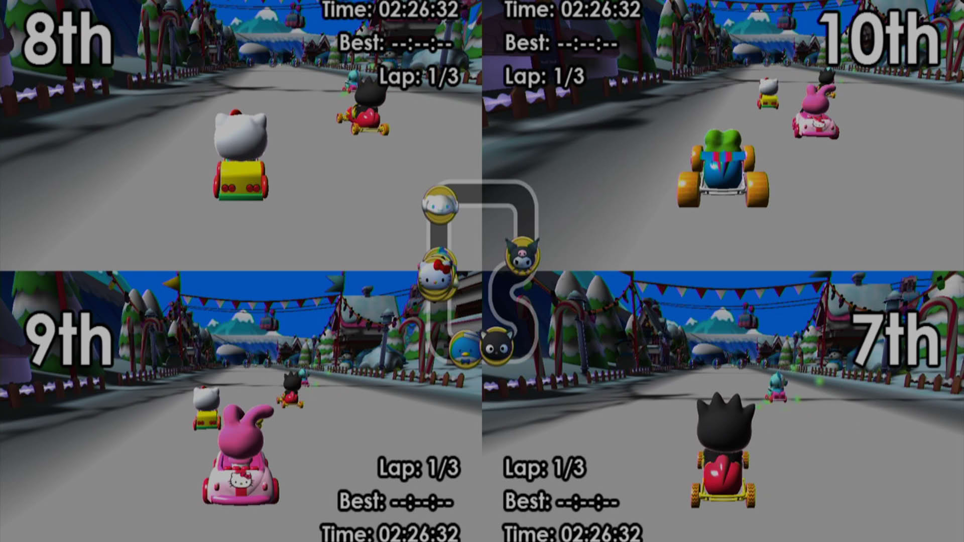 Screenshot for Hello Kitty and Sanrio Friends Racing