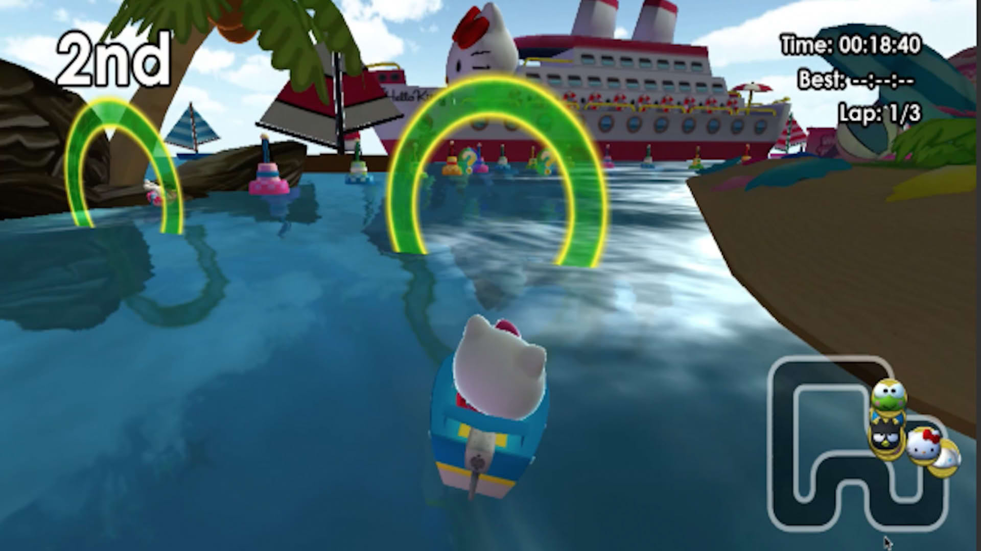 Screenshot for Hello Kitty and Sanrio Friends Racing