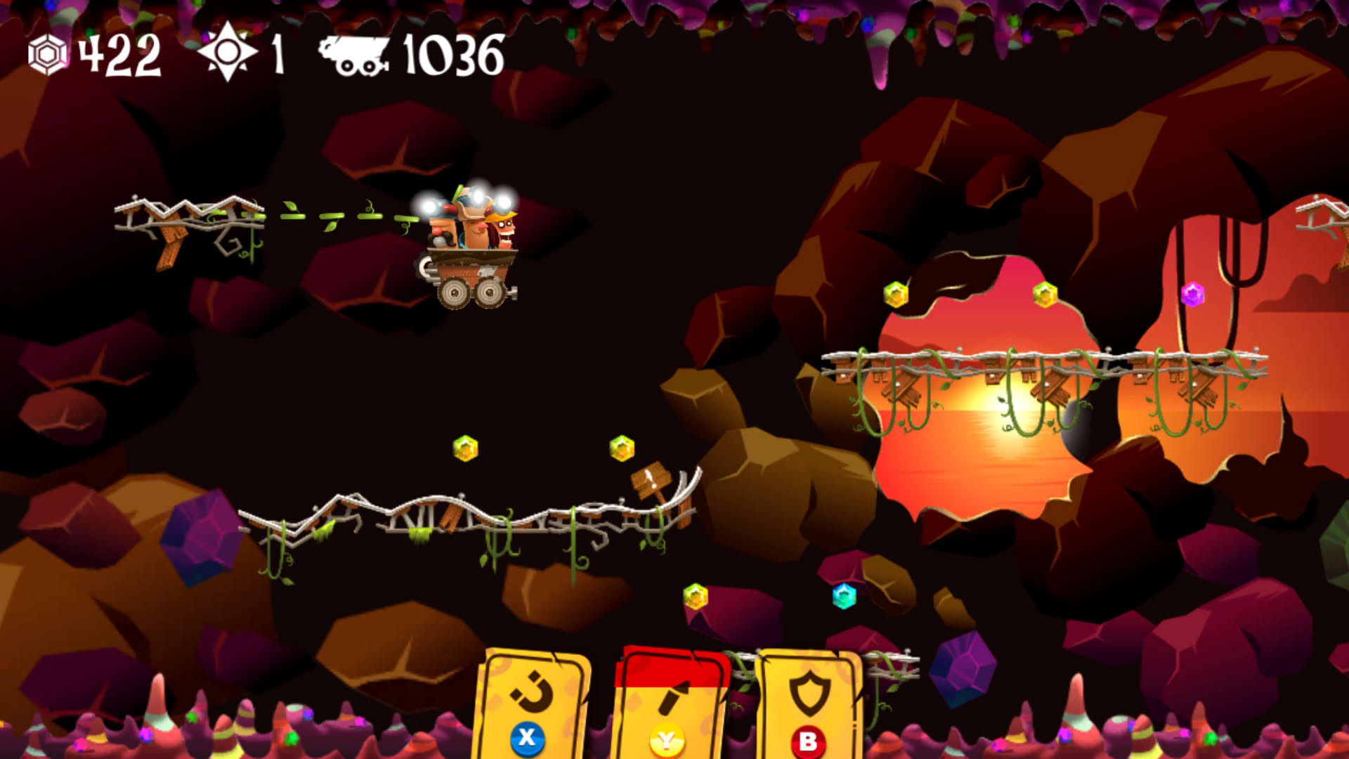 Screenshot for Cave Coaster