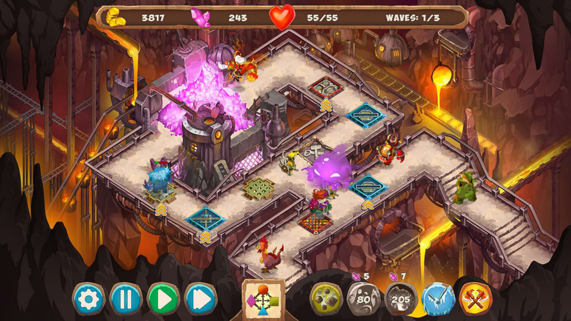 Screenshot for Gnumz: Masters of Defense