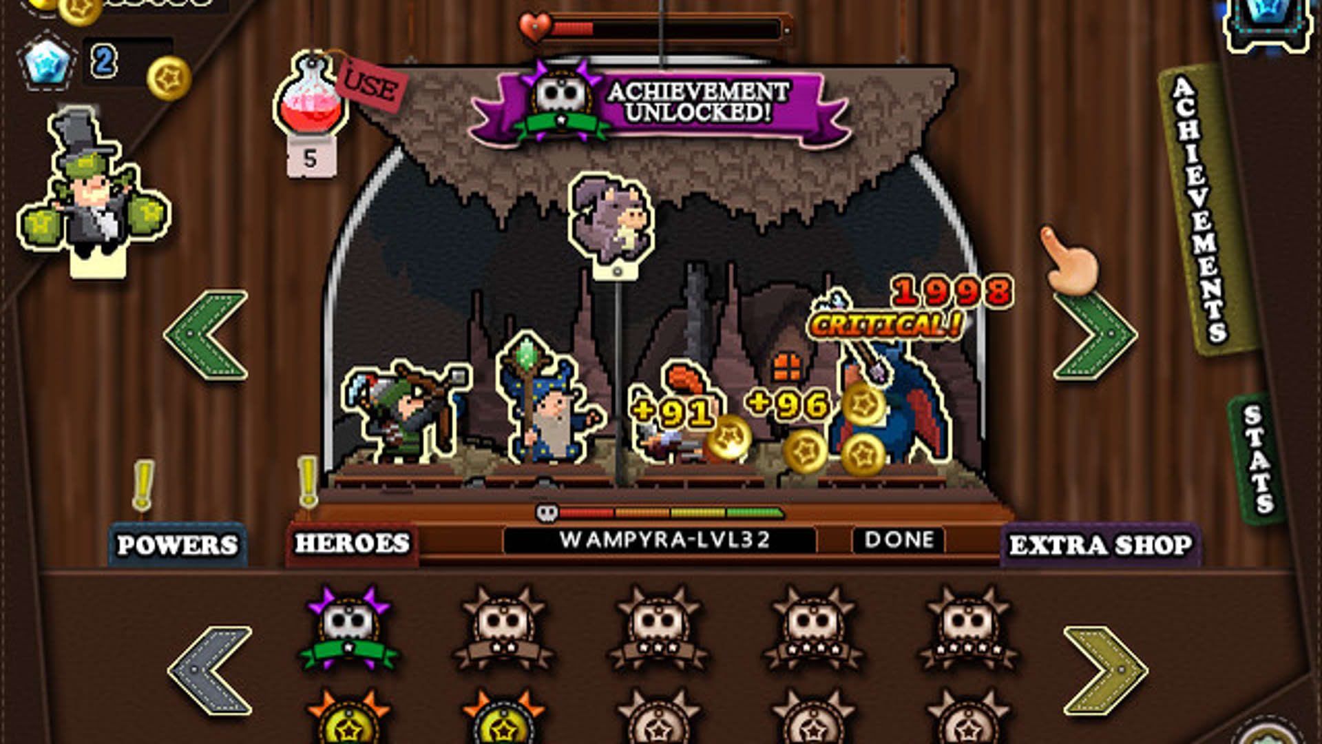 Screenshot for Tap Heroes