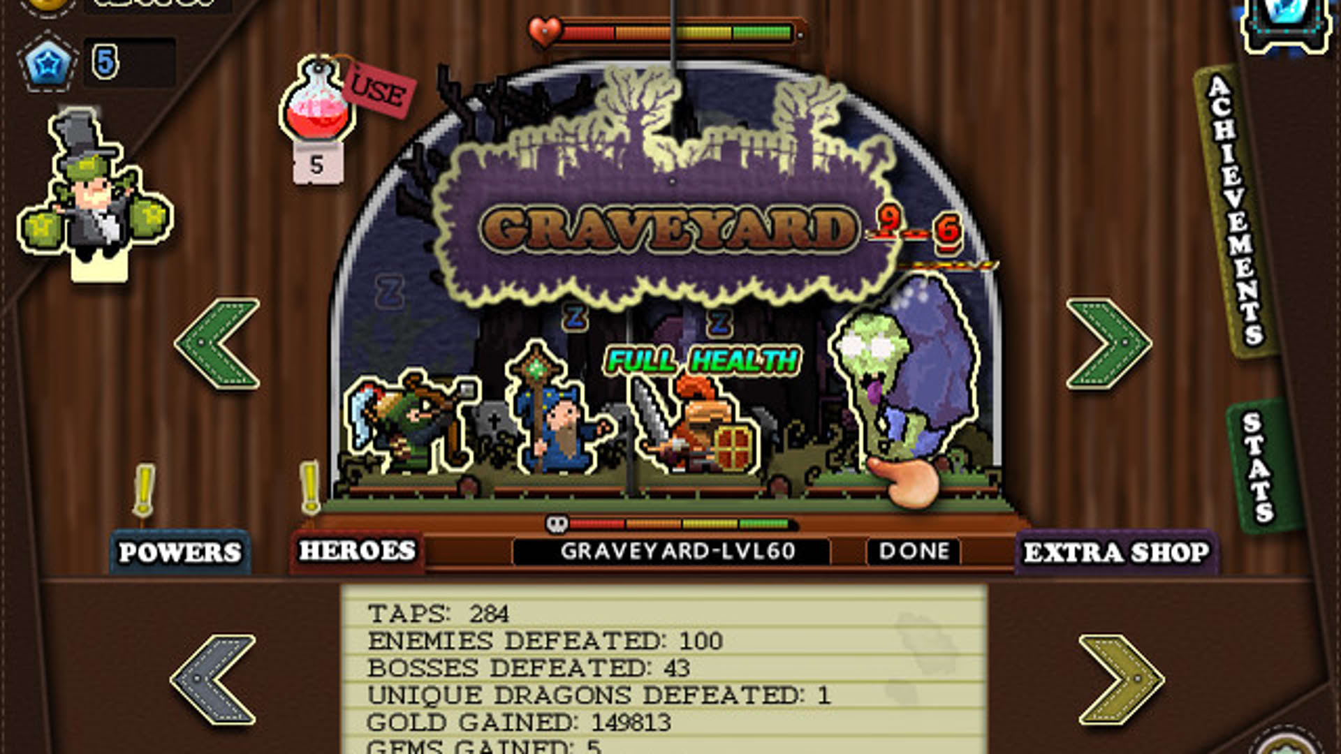 Screenshot for Tap Heroes