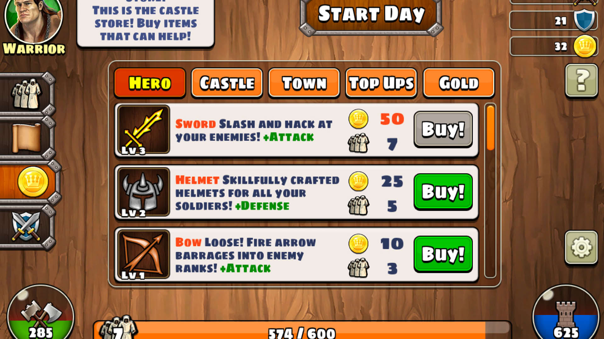 Screenshot for Age of Castles: Warlords