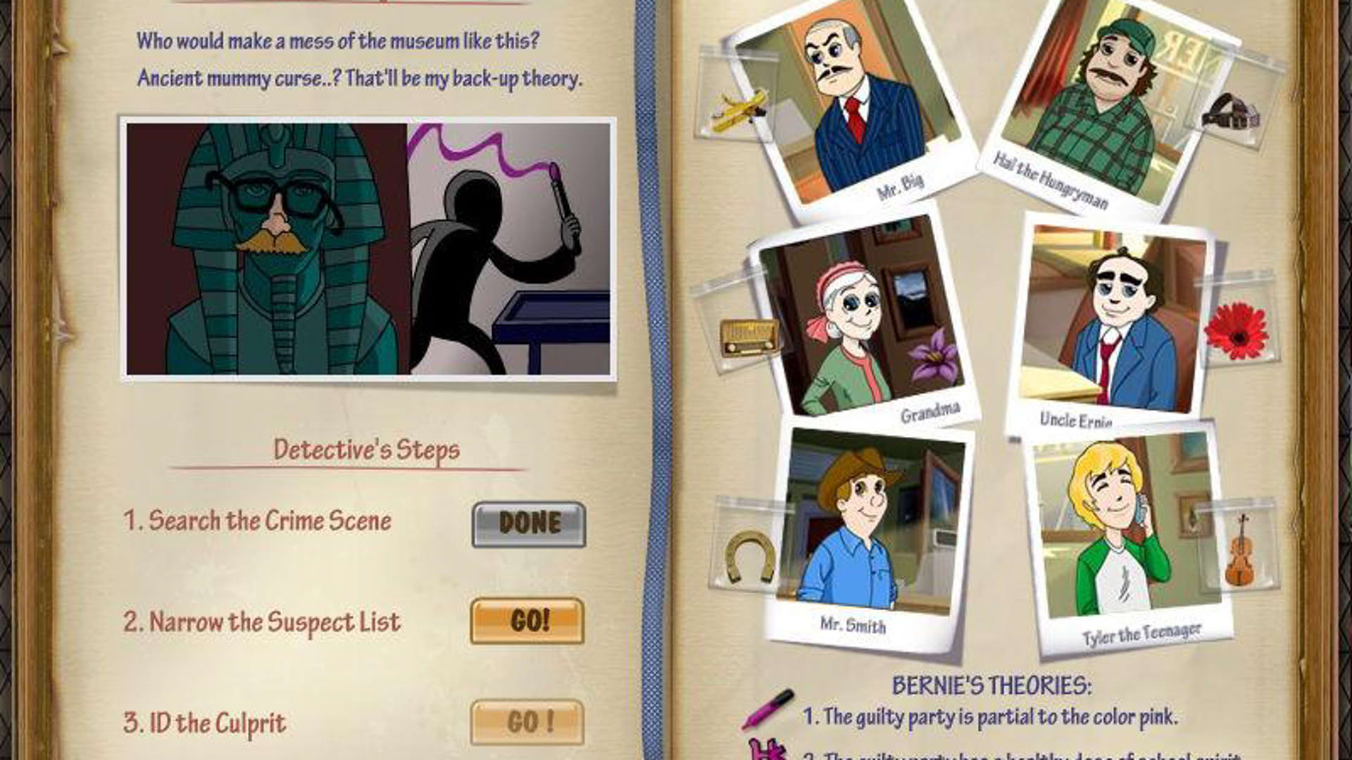 Screenshot for DinerTown Detective Agency