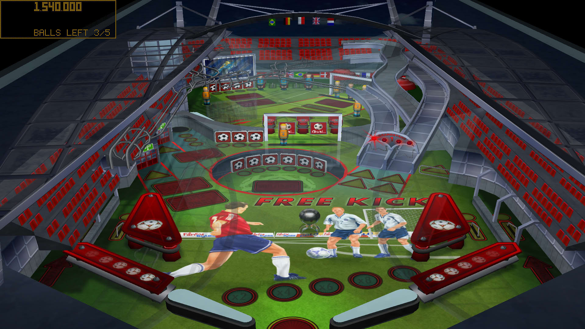 Screenshot for Soccer Pinball Thrills