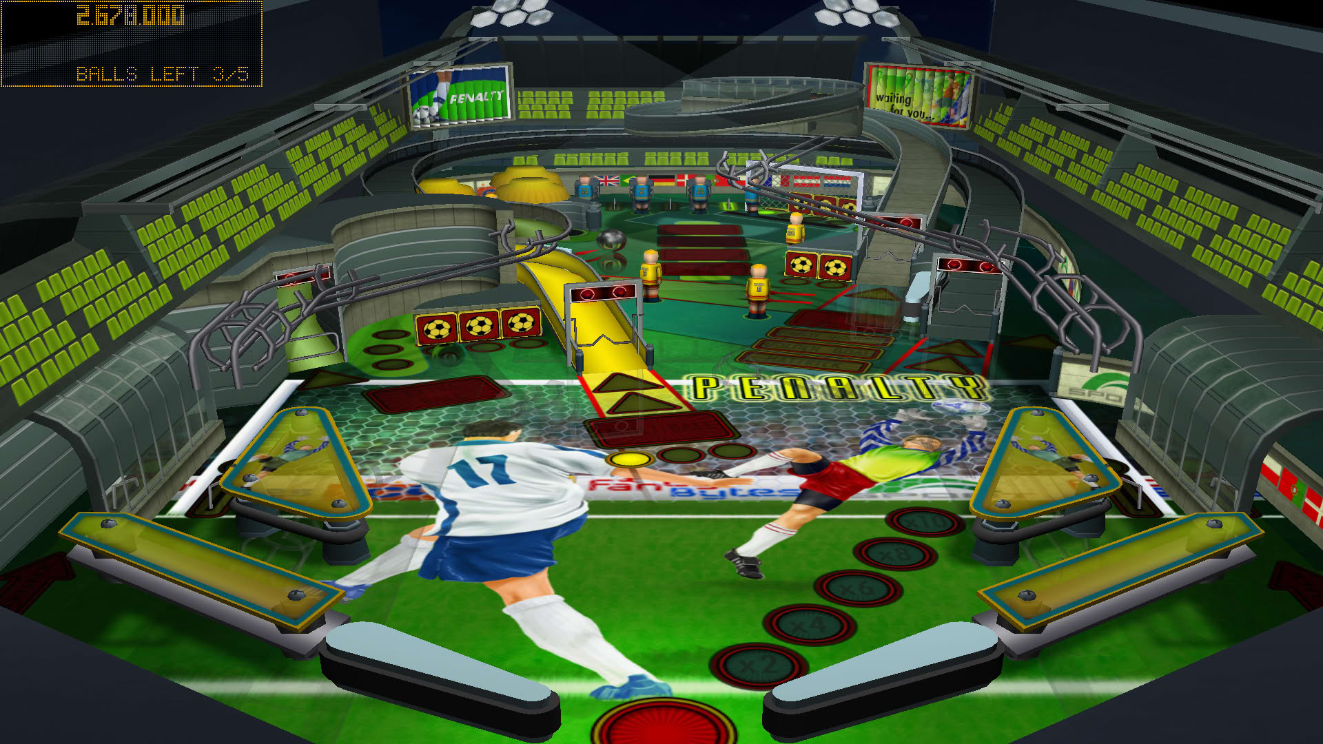 Screenshot for Soccer Pinball Thrills