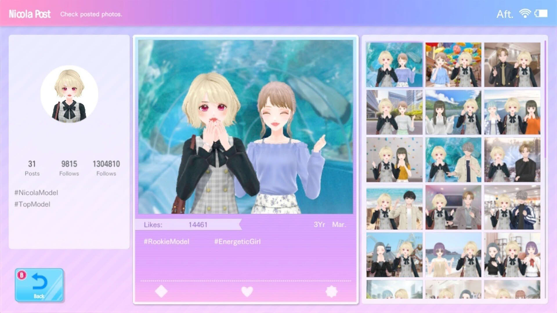 Screenshot for Model Debut 3 #Nicola