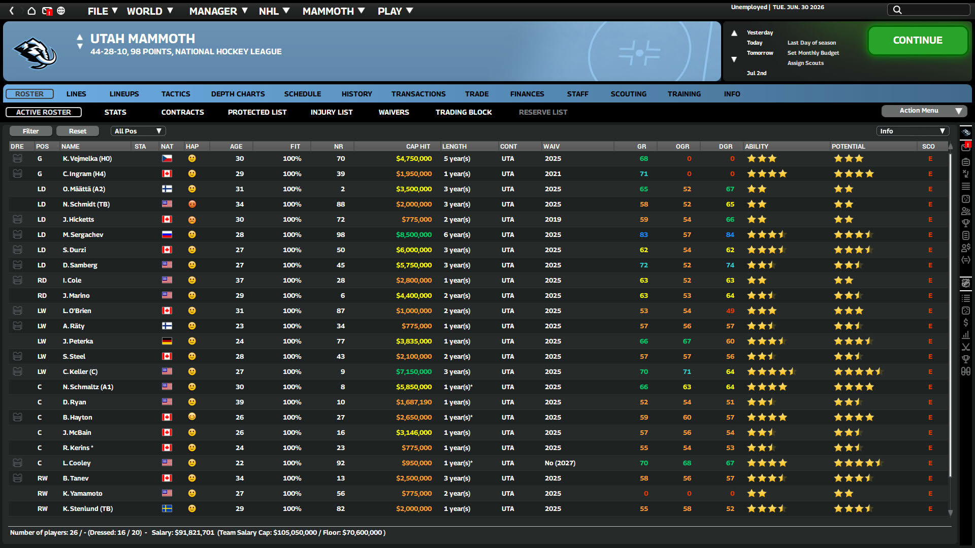 Screenshot for Franchise Hockey Manager 12