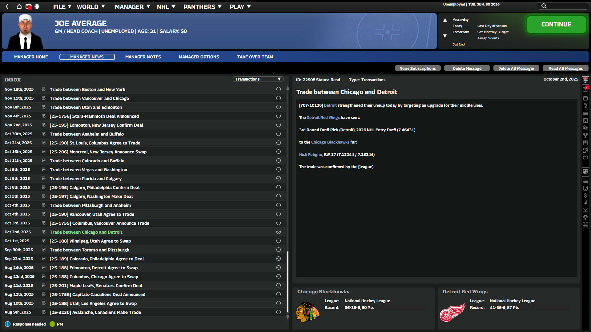 Screenshot for Franchise Hockey Manager 12