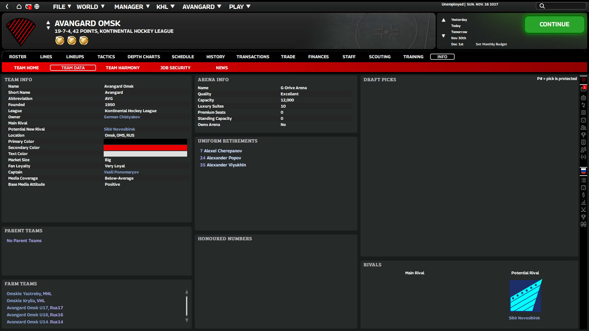 Screenshot for Franchise Hockey Manager 12