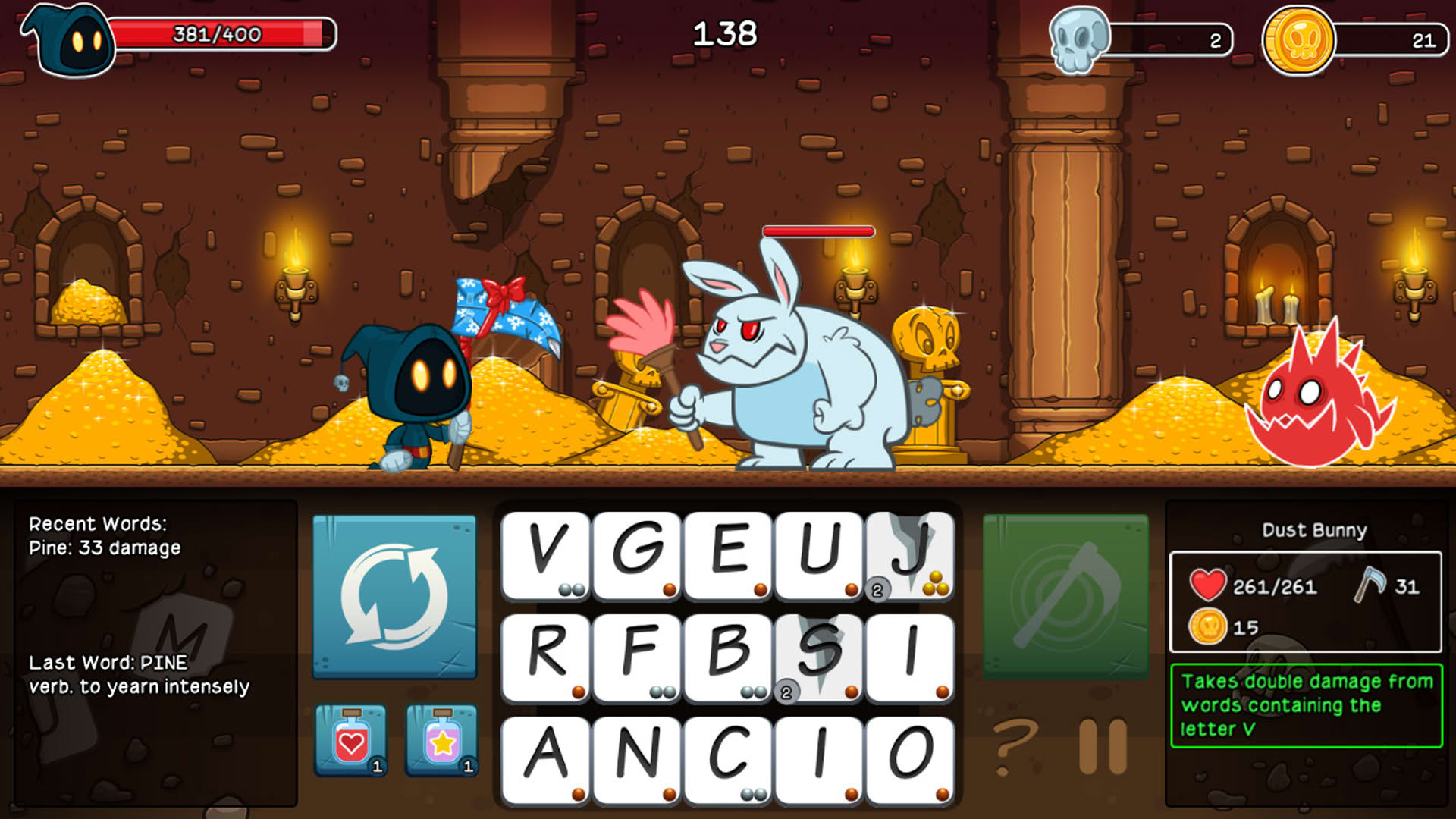 Screenshot for Letter Quest Remastered: Grimm's Journey