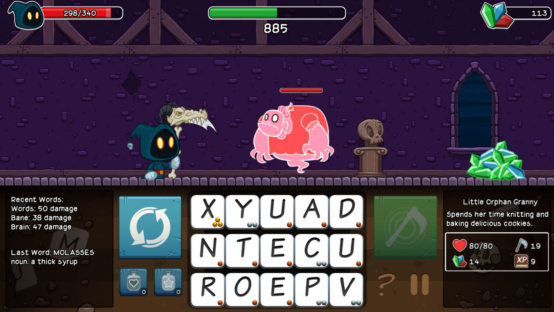 Screenshot for Letter Quest Remastered: Grimm's Journey