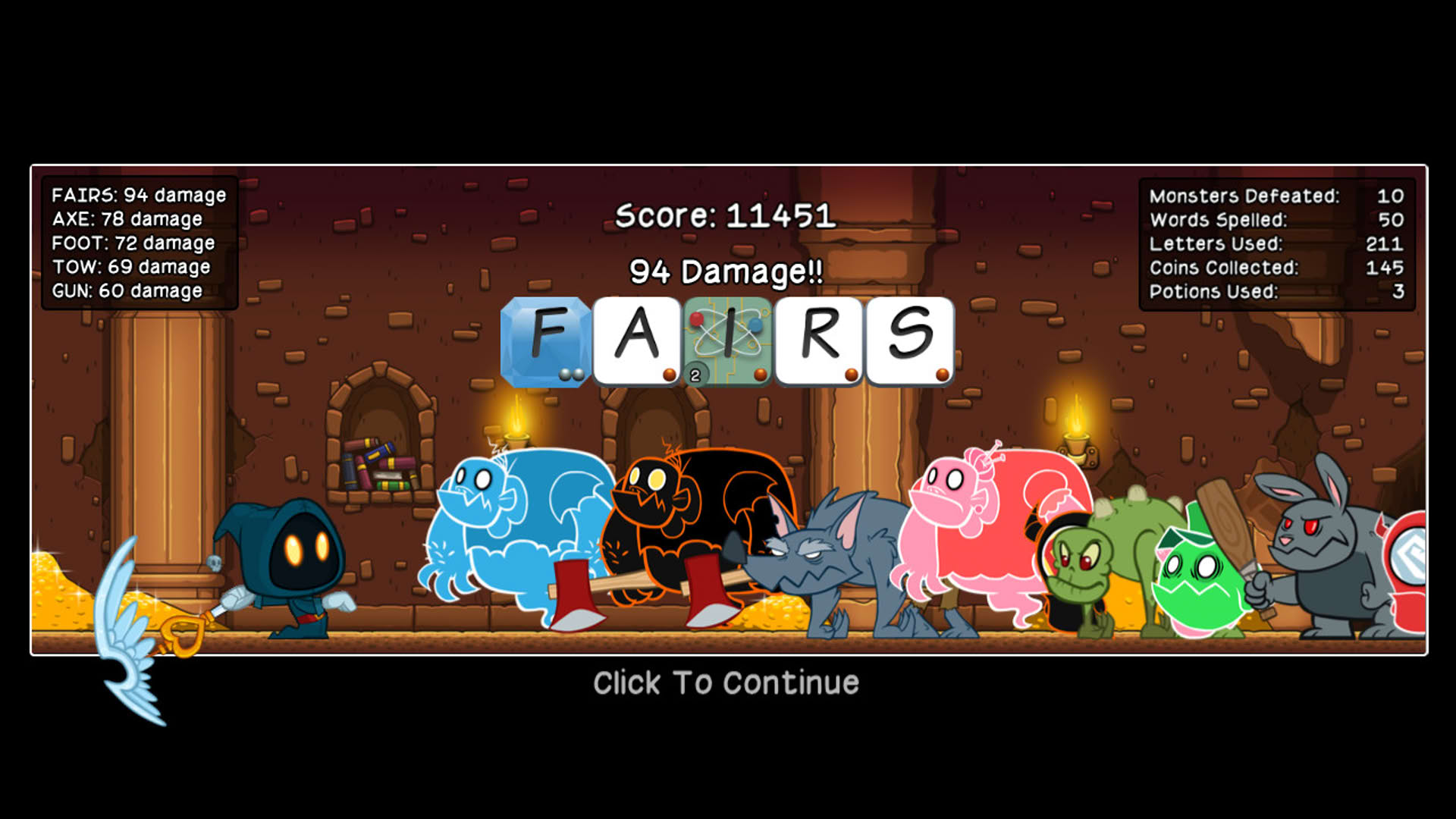 Screenshot for Letter Quest Remastered: Grimm's Journey