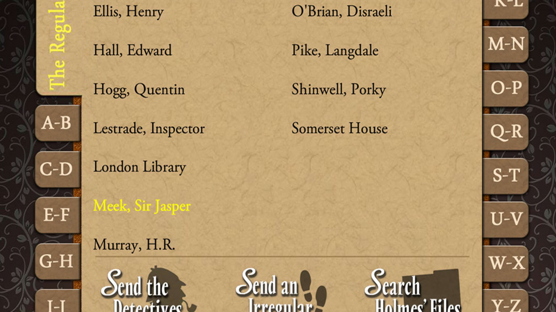 Screenshot for Sherlock Holmes Consulting Detective: The Case of the Mummy's Curse