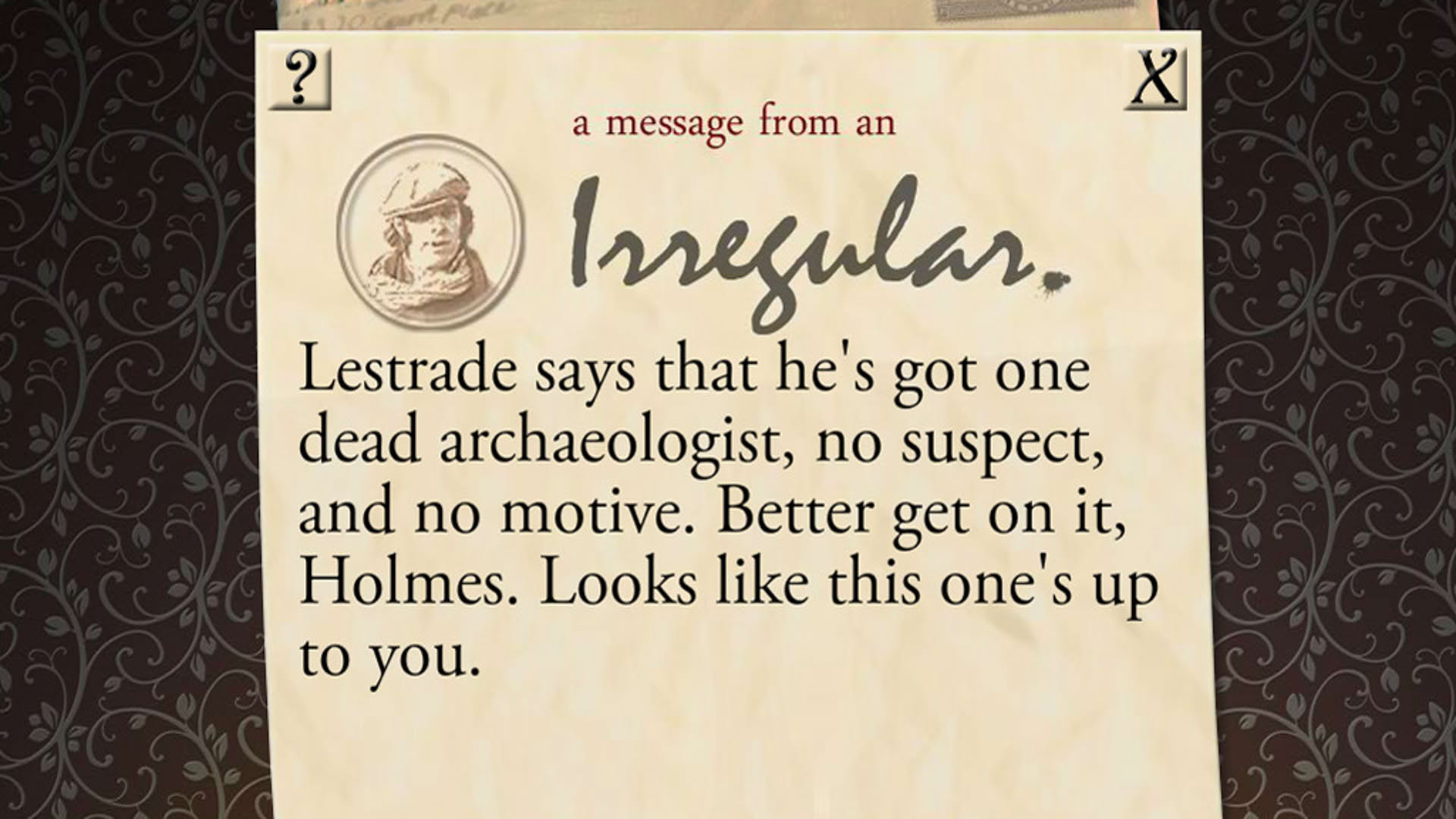 Screenshot for Sherlock Holmes Consulting Detective: The Case of the Mummy's Curse