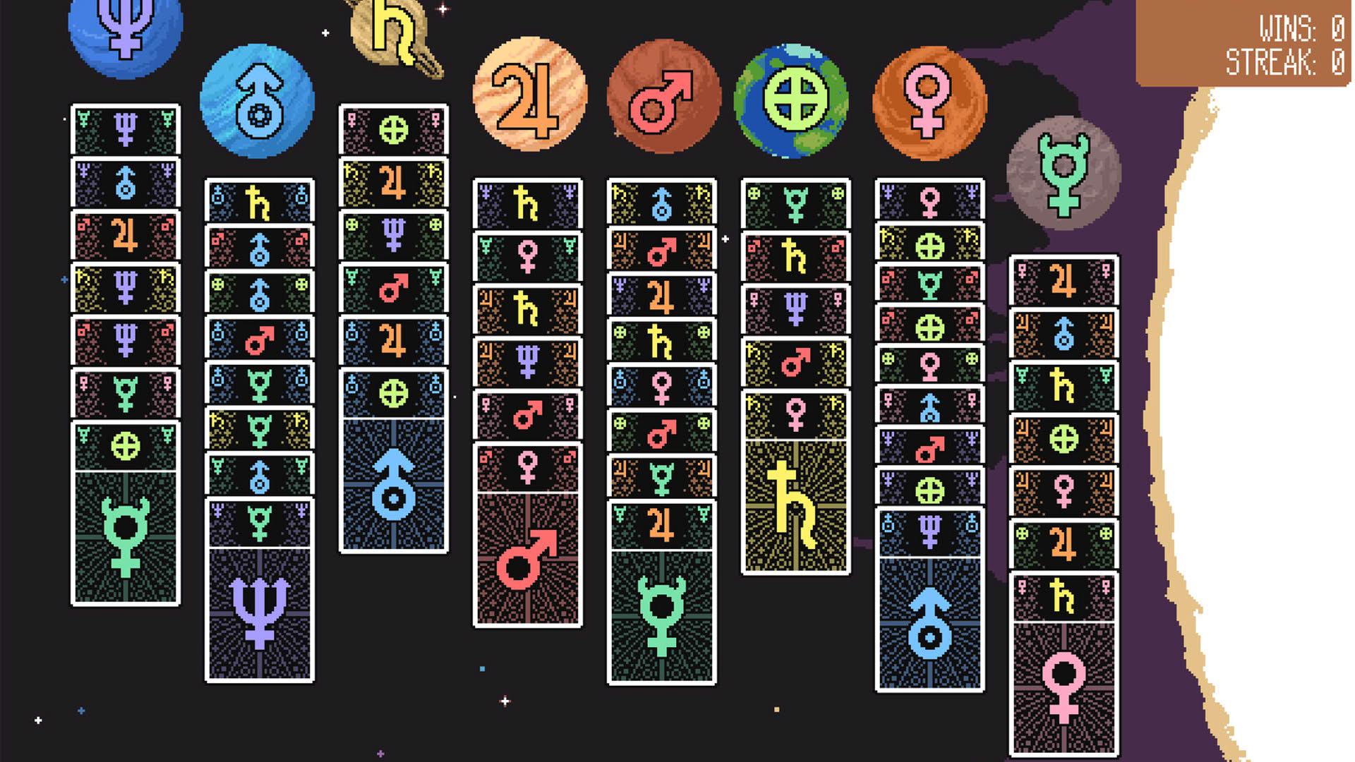 Screenshot for A Solitaire Mystery