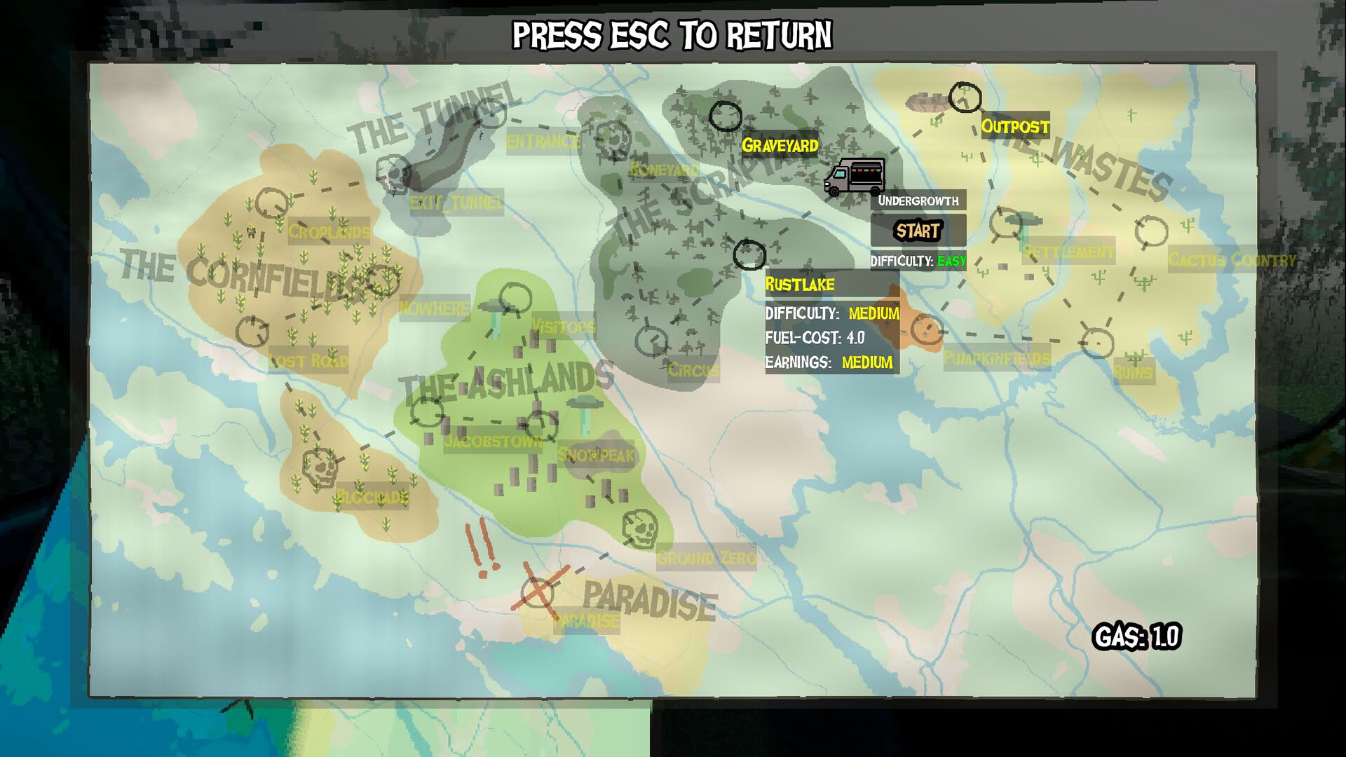 Screenshot for Wasteland Bites