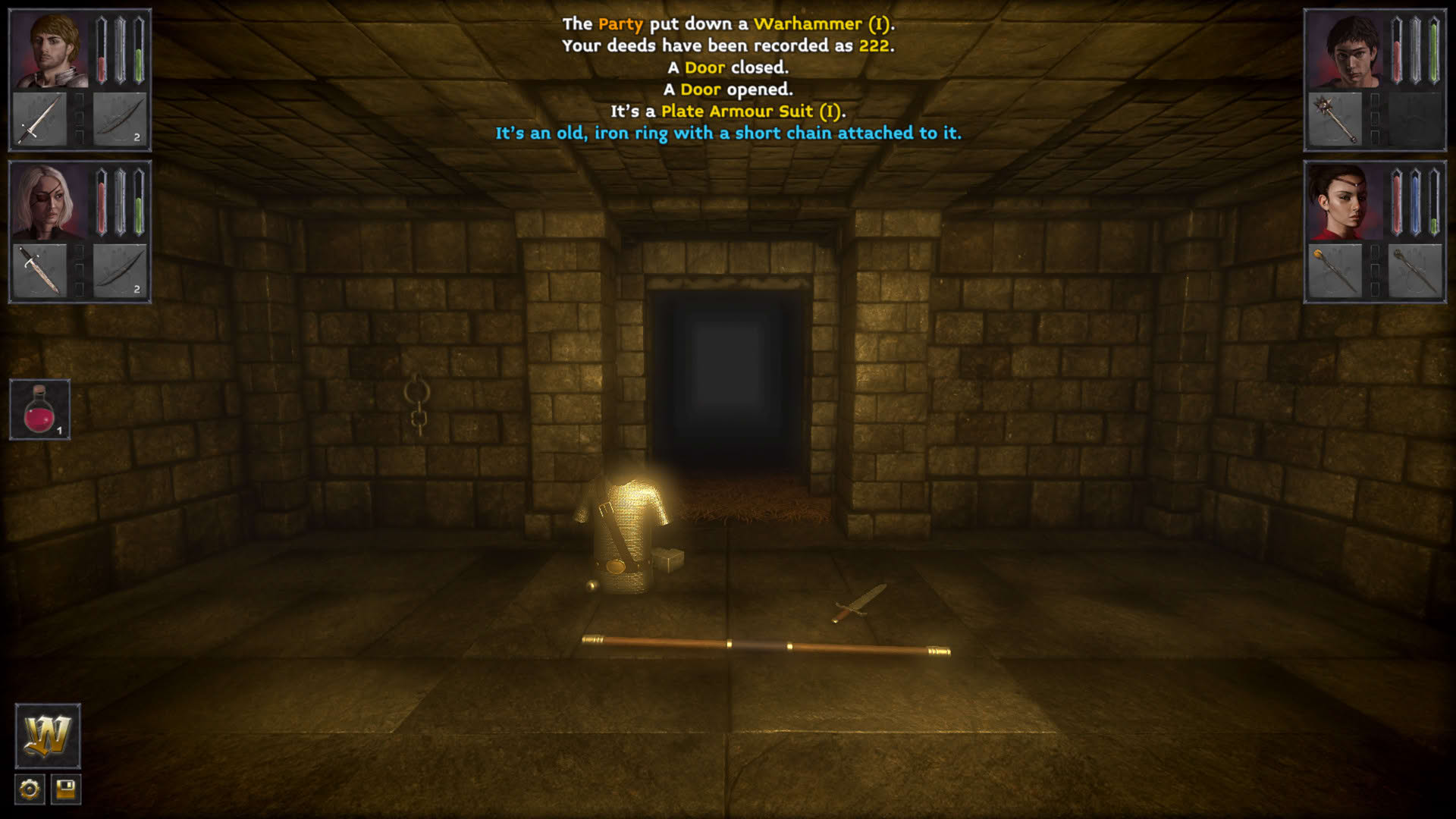 Screenshot for The Deep Paths: Labyrinth of Andokost