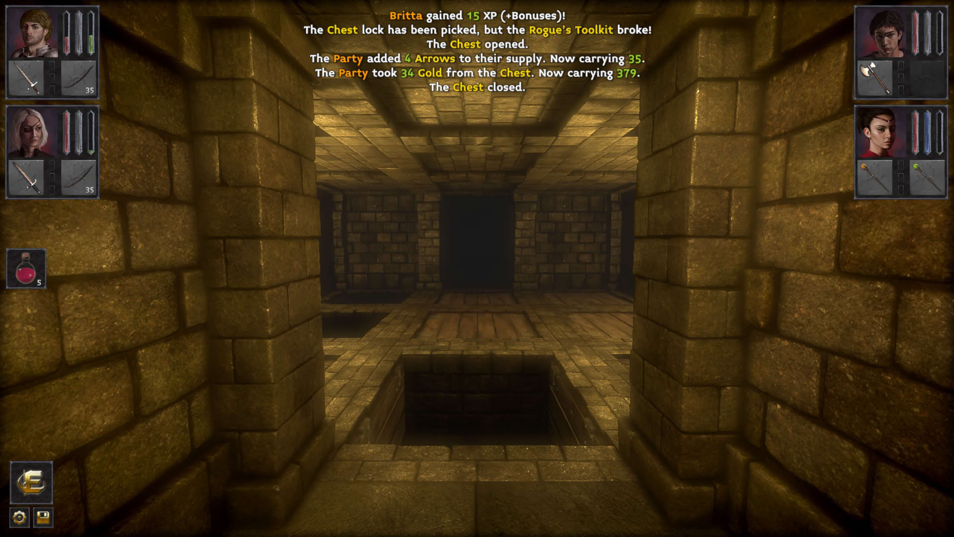 Screenshot for The Deep Paths: Labyrinth of Andokost