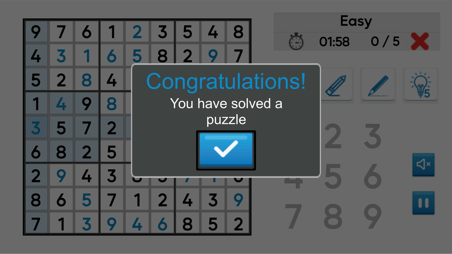 Screenshot for Sudoku Mania
