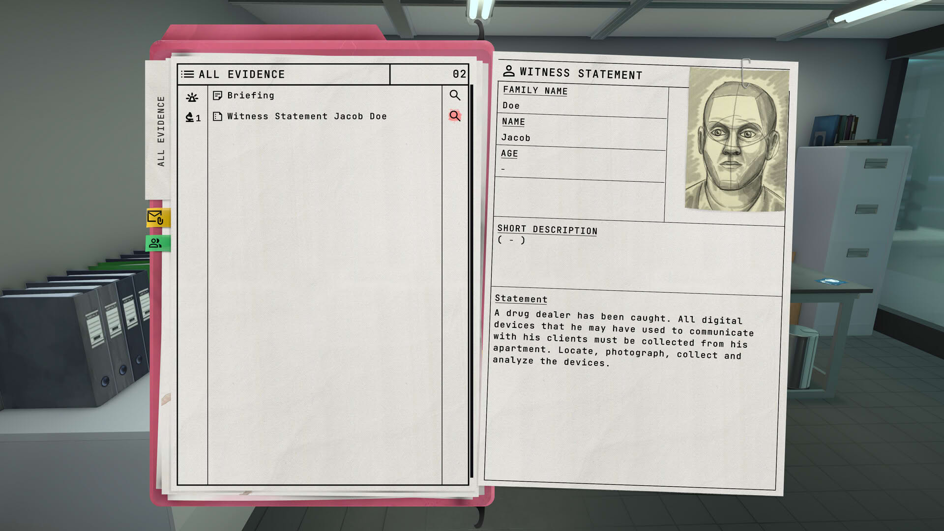 Screenshot for Forensics: Crime Scene Detective