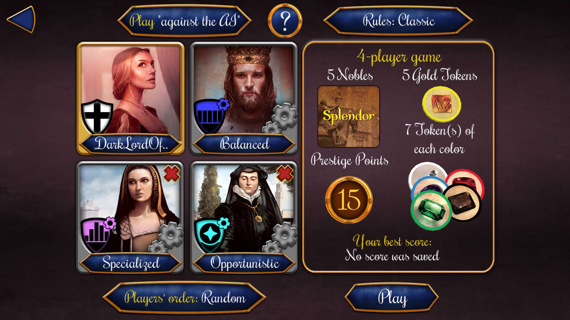 Screenshot for Splendor