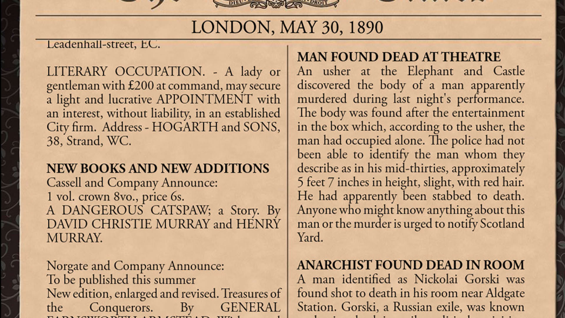 Screenshot for Sherlock Holmes Consulting Detective: The Case of the Tin Soldier