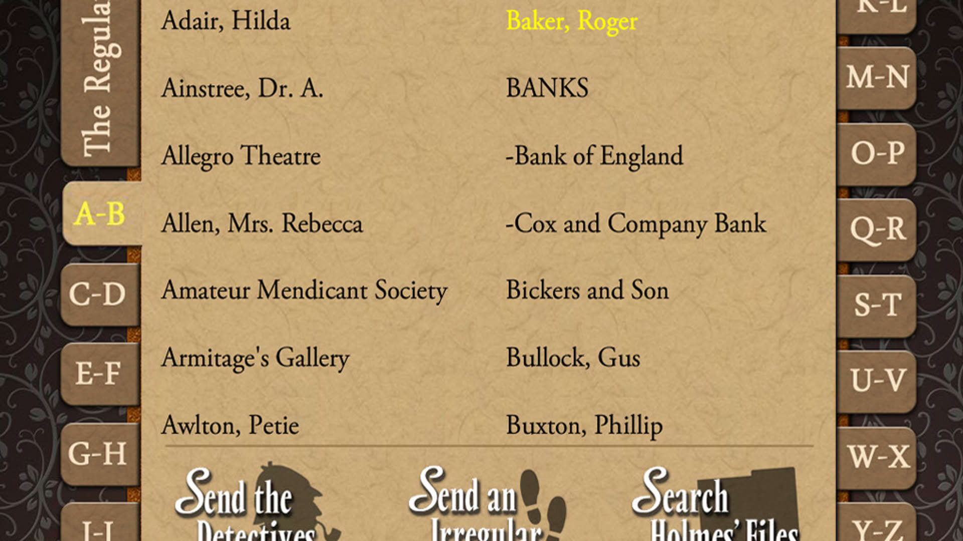 Screenshot for Sherlock Holmes Consulting Detective: The Case of the Mystified Murderess