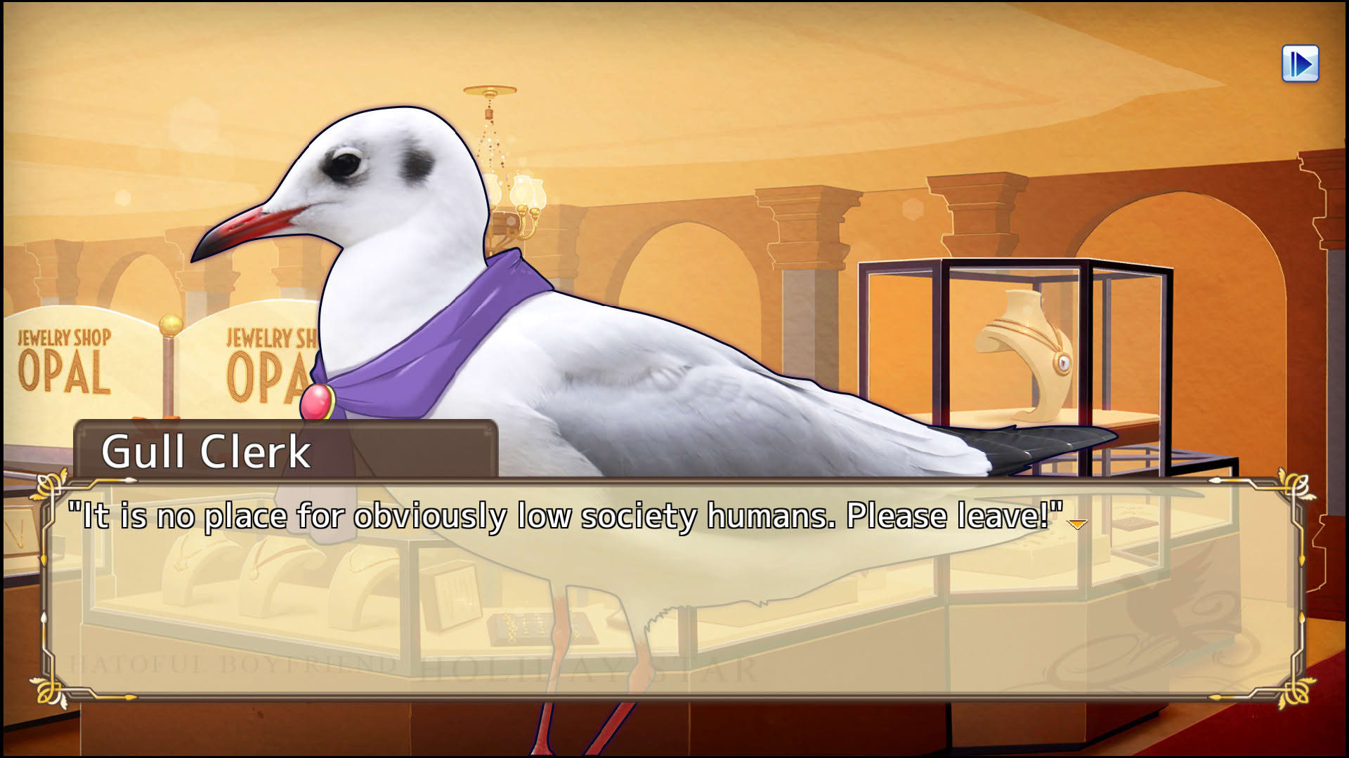 Screenshot for Hatoful Boyfriend: Holiday Star