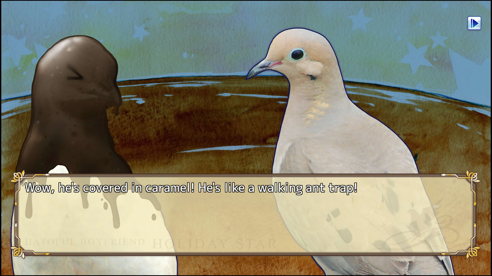 Screenshot for Hatoful Boyfriend: Holiday Star