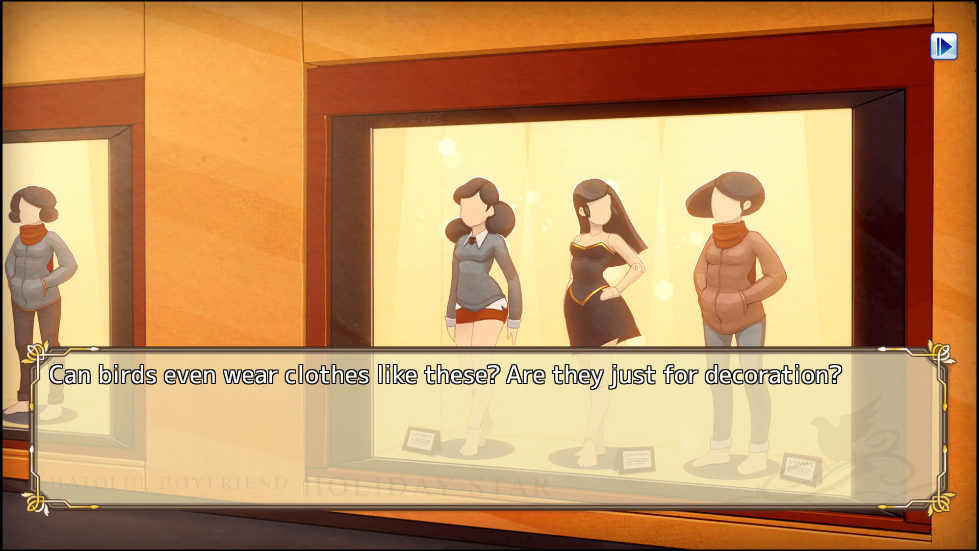 Screenshot for Hatoful Boyfriend: Holiday Star