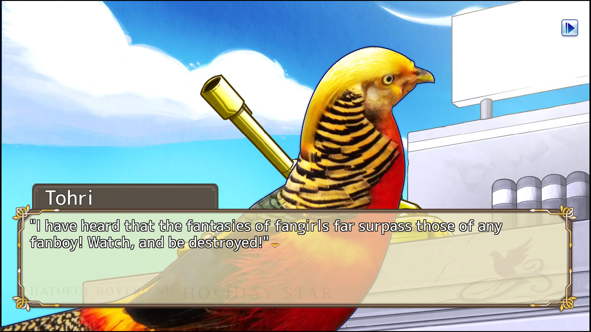 Screenshot for Hatoful Boyfriend: Holiday Star
