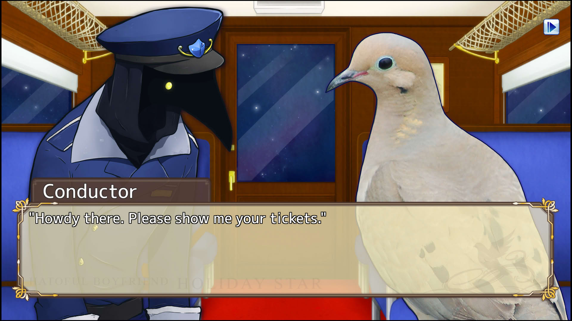 Screenshot for Hatoful Boyfriend: Holiday Star