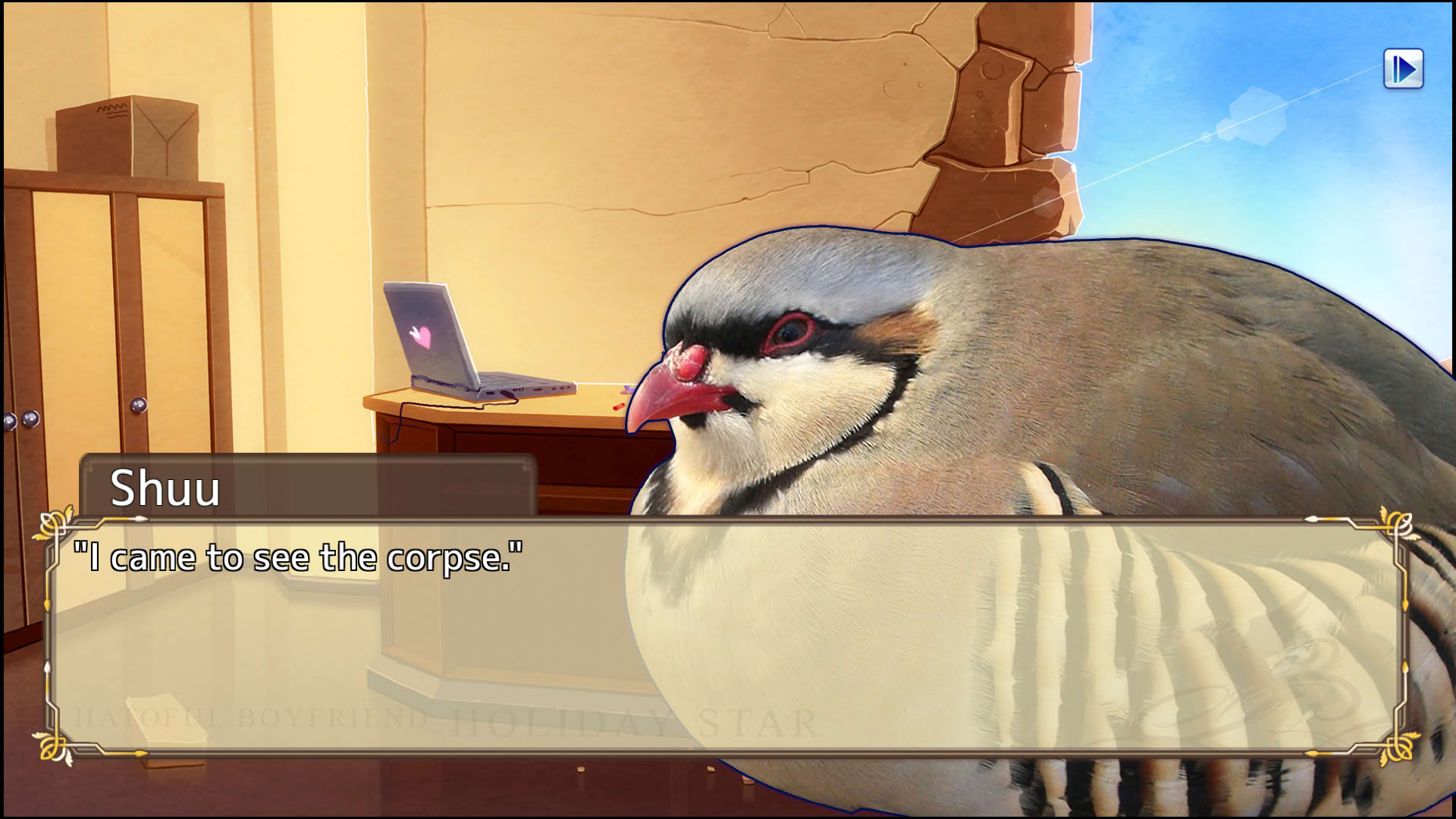Screenshot for Hatoful Boyfriend: Holiday Star