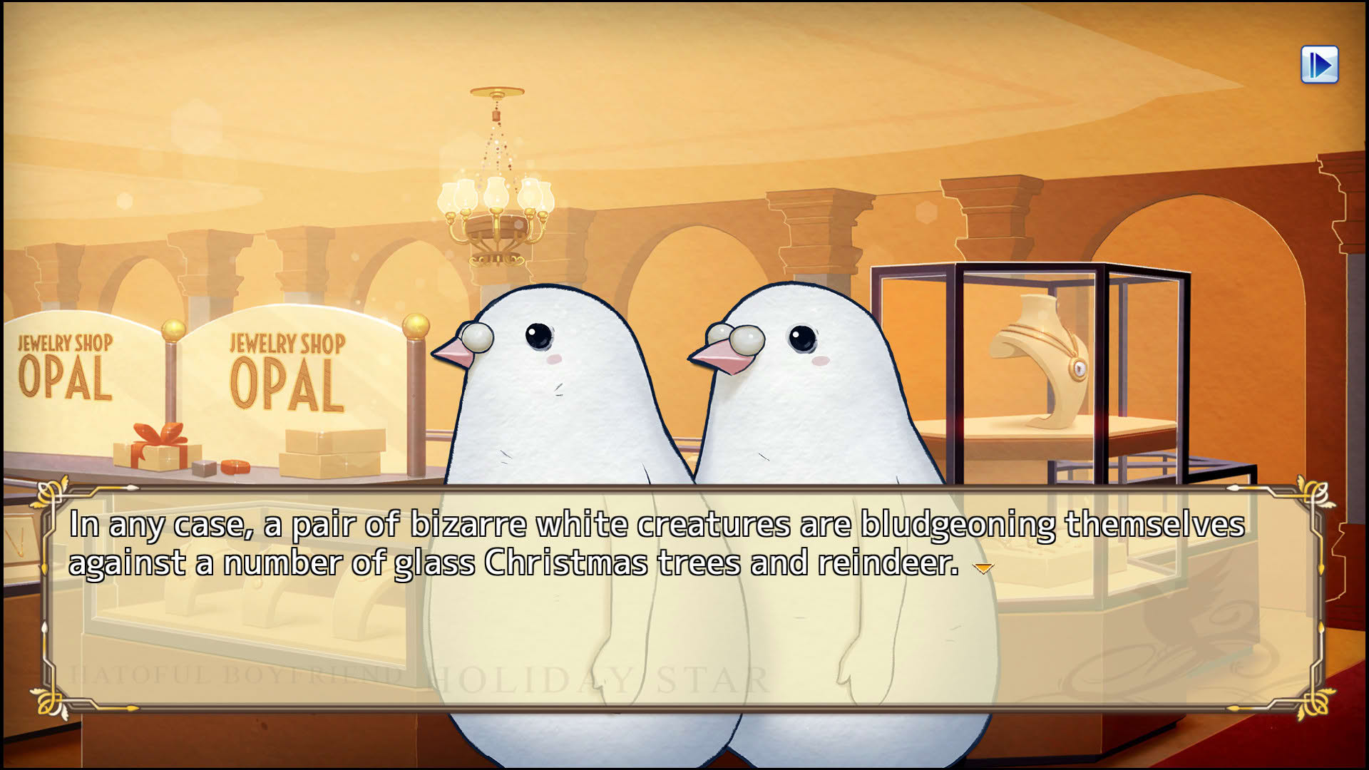 Screenshot for Hatoful Boyfriend: Holiday Star