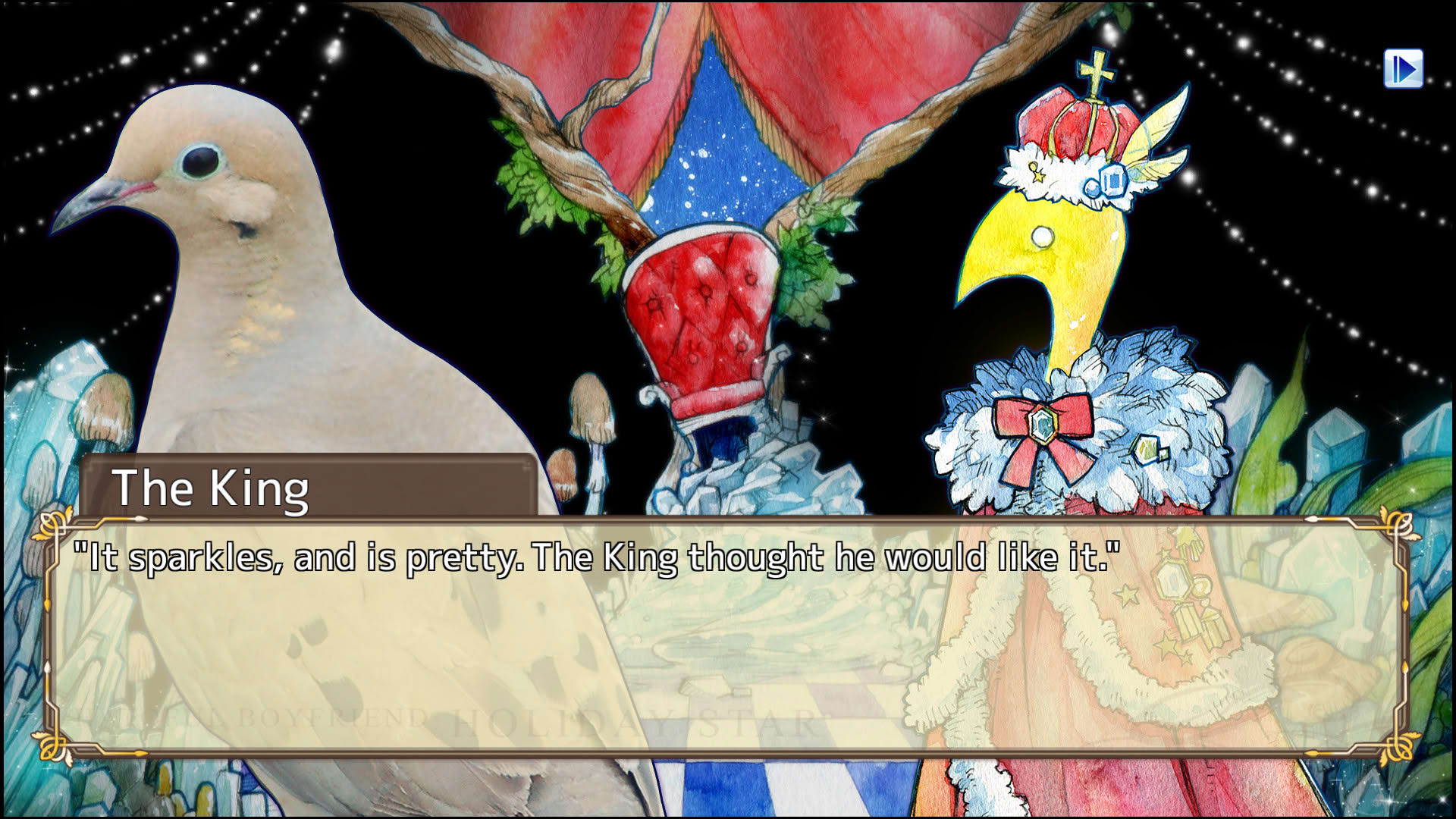 Screenshot for Hatoful Boyfriend: Holiday Star