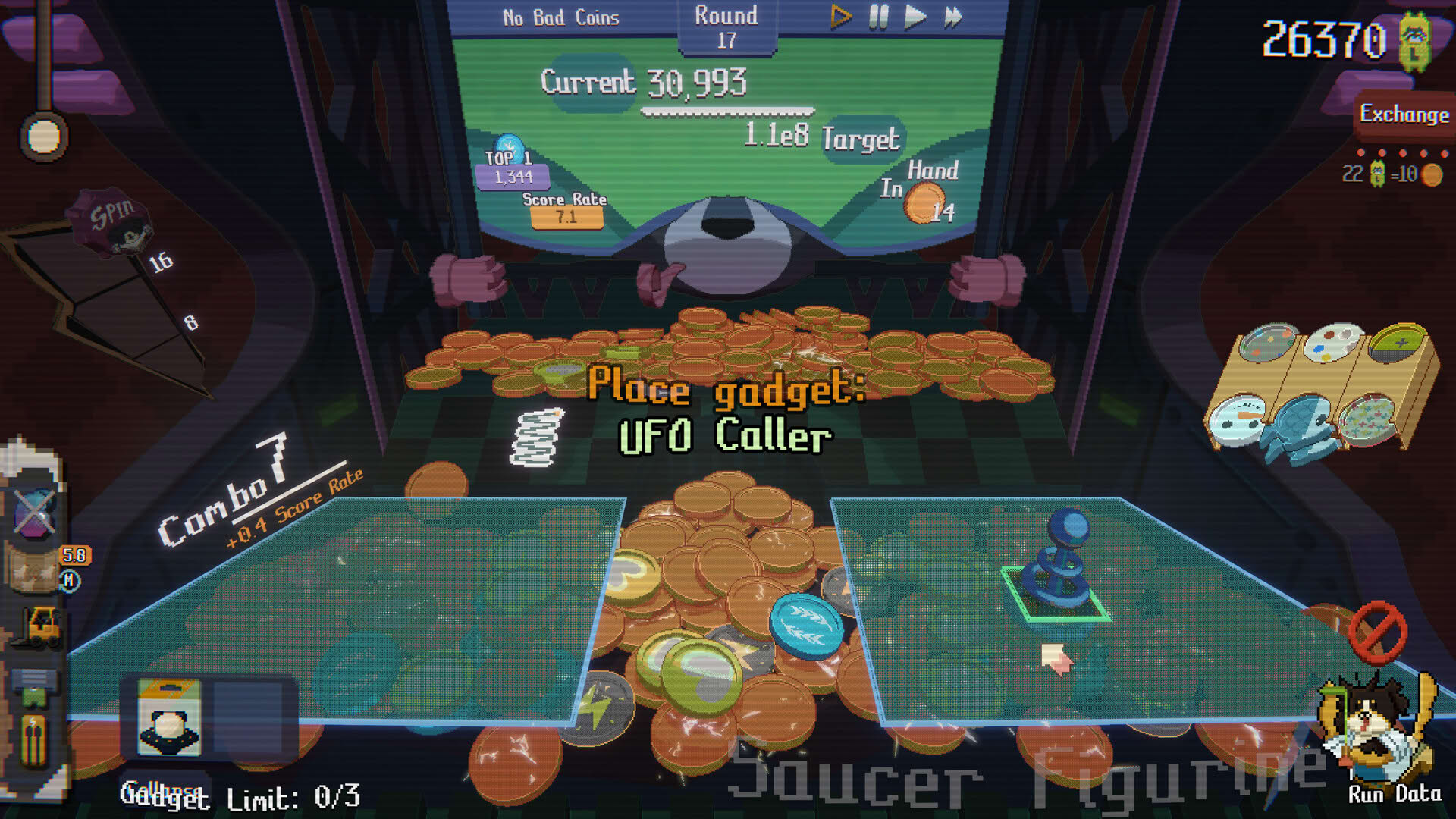 Screenshot for Raccoin: Coin Pusher Roguelike