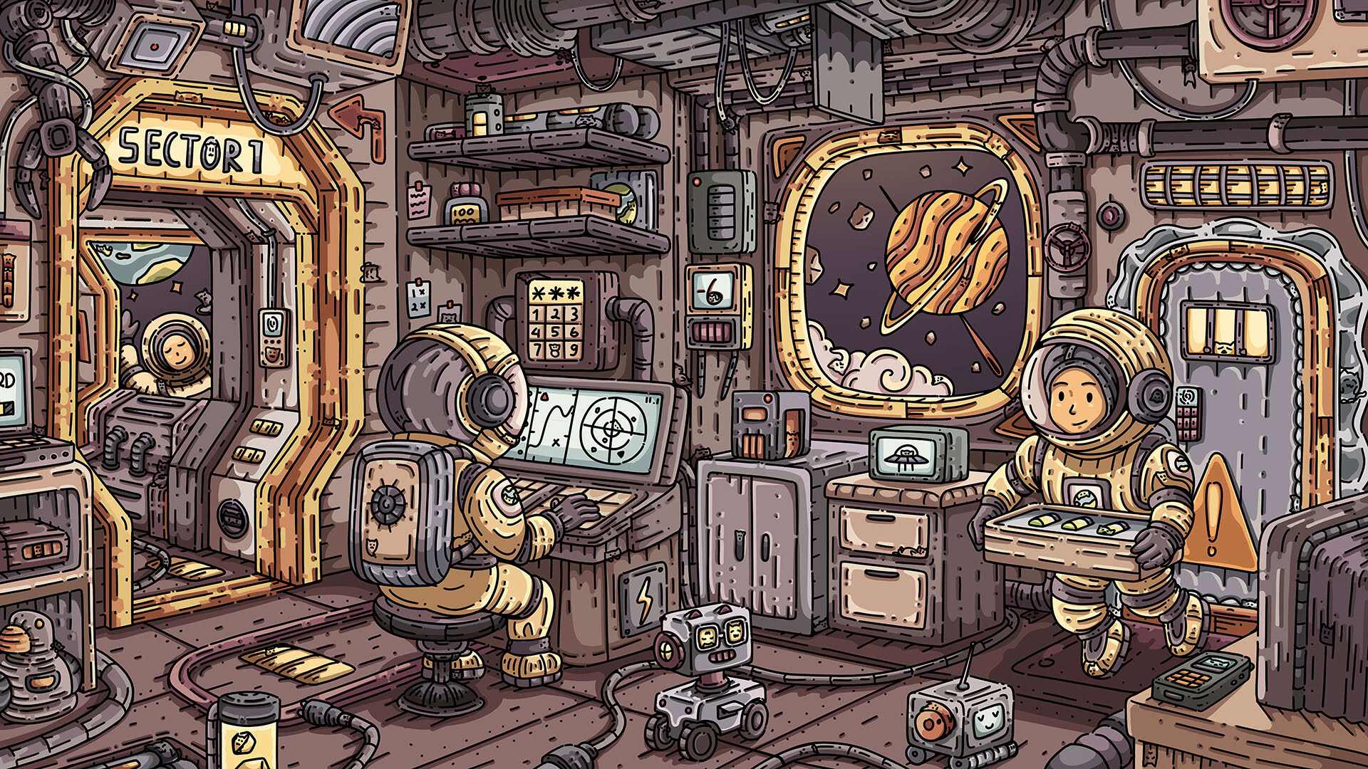 Screenshot for 100 Astro Cats