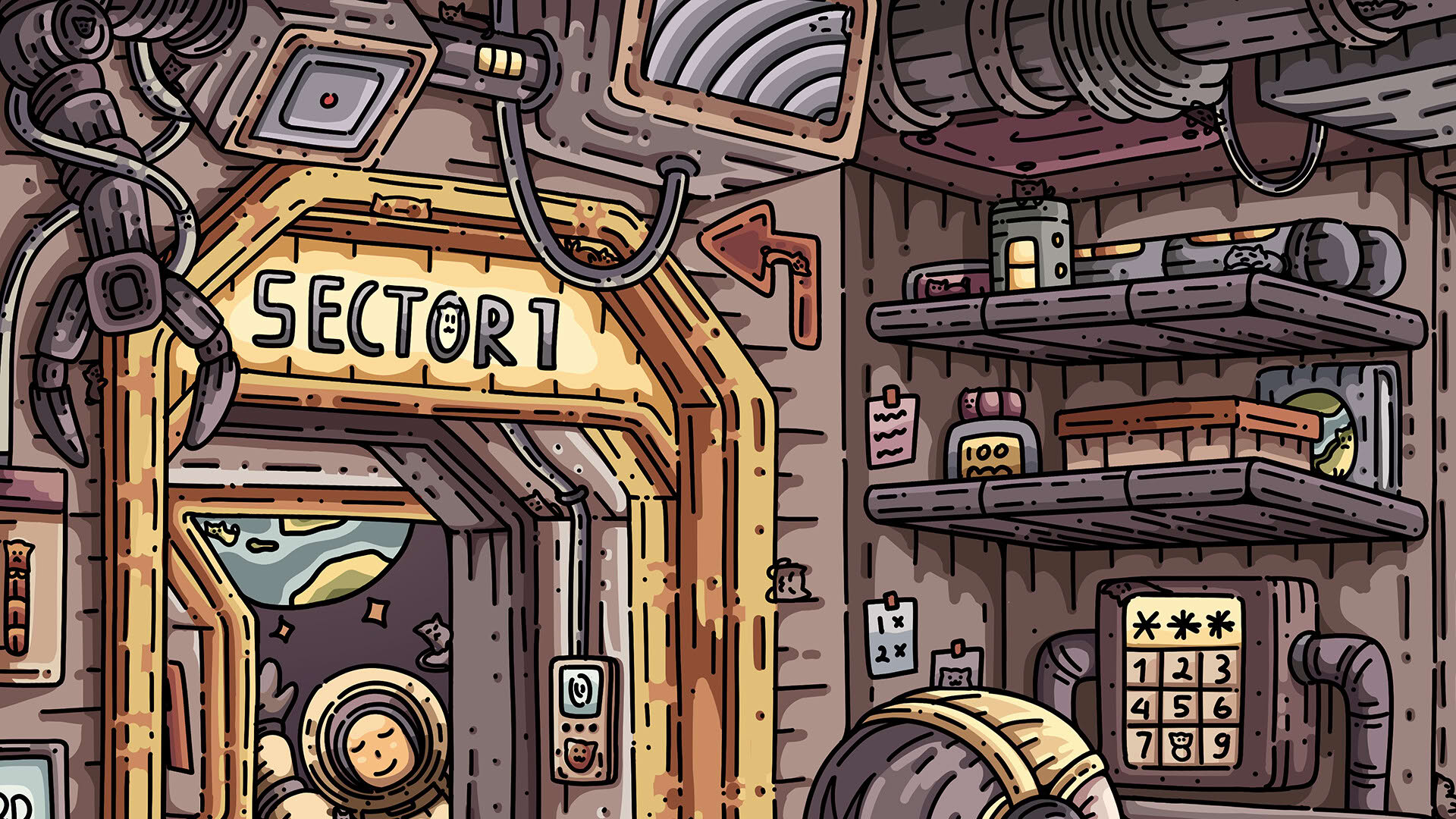 Screenshot for 100 Astro Cats